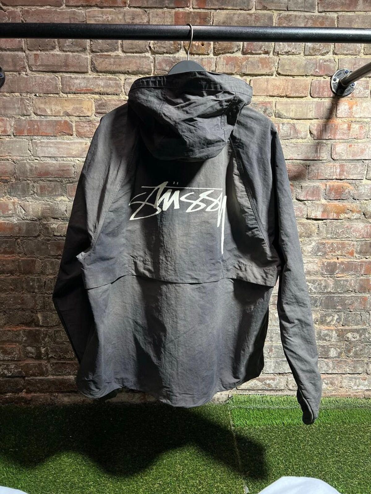 Stussy Grey Faded Windbreaker Sz. XL