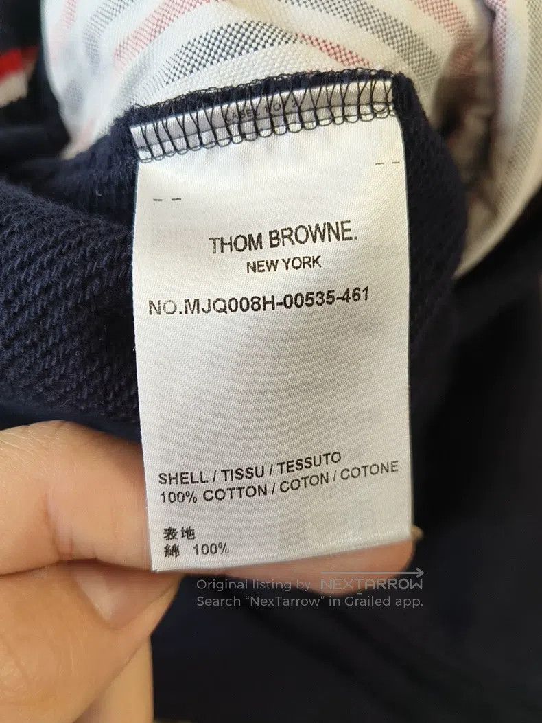 Thom Browne Thom Browne size 4 Navy Four-Stripe Track Pants Size US 30 / EU 46 - 6 Thumbnail