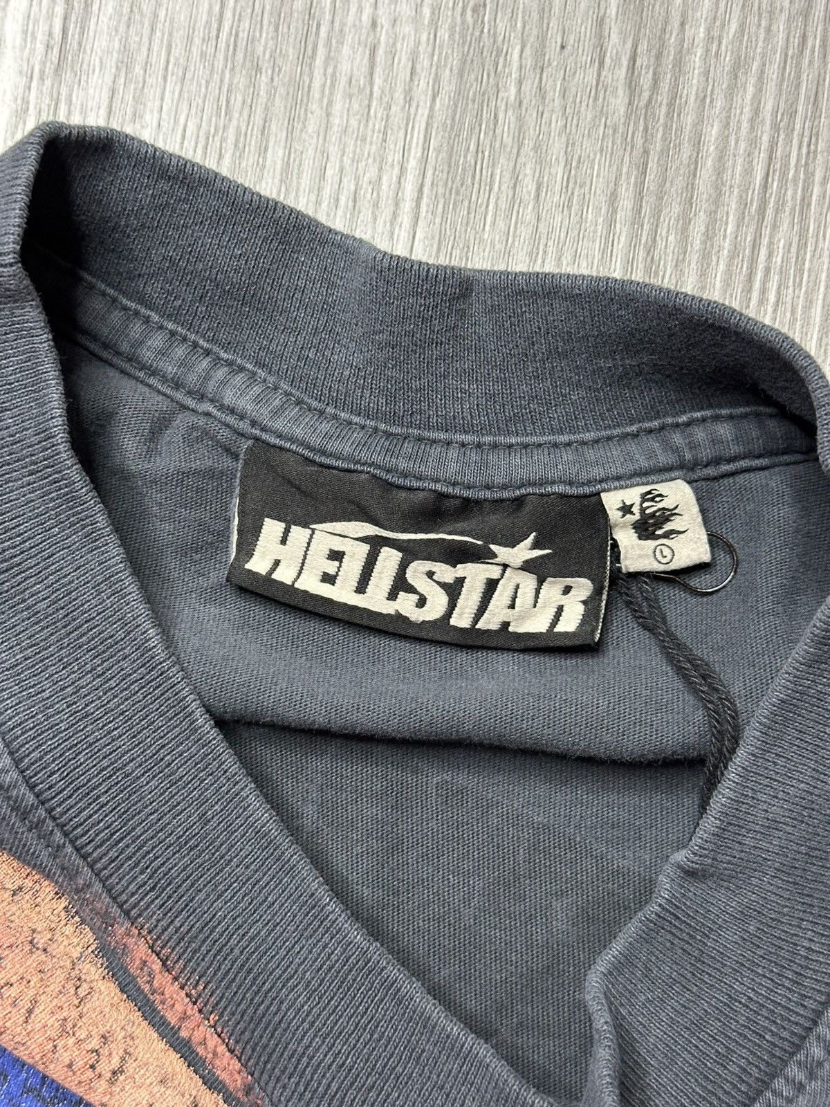 HELLSTAR Hellstar SUPERMAN Logo T-Shirt Black Size US L / EU 52-54 / 3 - 4 Thumbnail