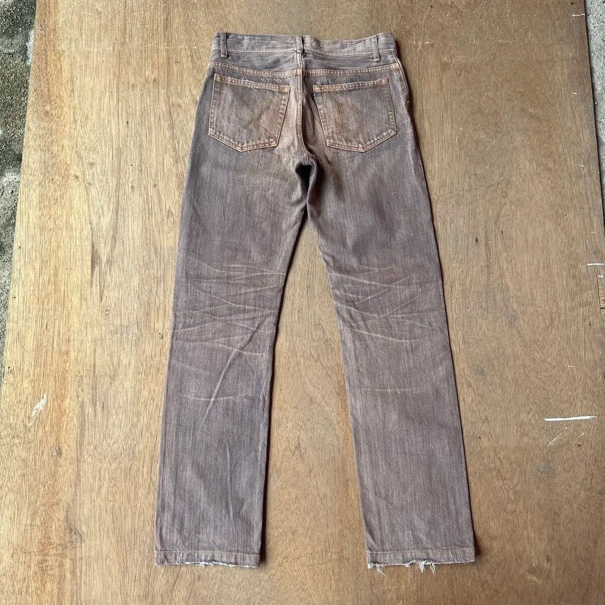 Japanese Brand W30 L32🔥5-POCKET VTG HOSU JAPAN REDLINE JEANS SELVEDGE PANT Size US 30 / EU 46 - 12 Thumbnail