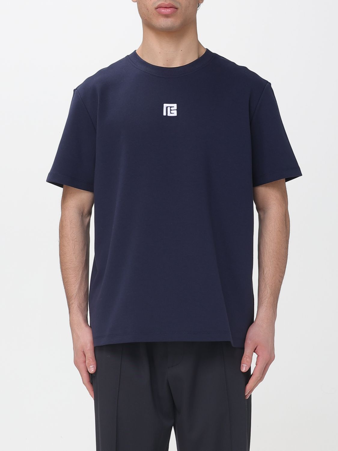 Balmain Balmain T-Shirt Men Marine Size US M / EU 48-50 / 2 - 1 Thumbnail