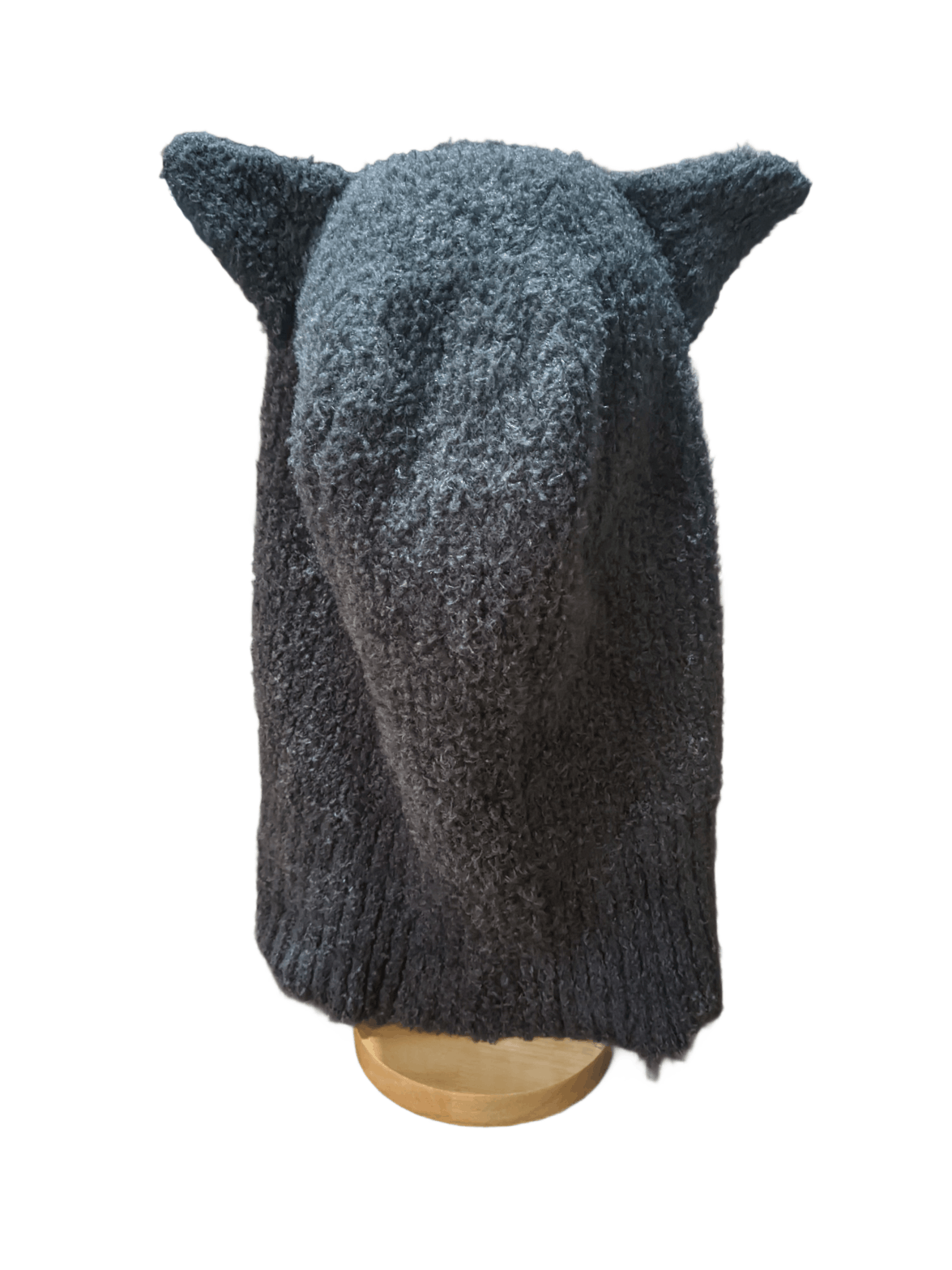 Japanese Brand Grey Wool Balaclava with Two devil horn Size ONE SIZE - 5 Thumbnail