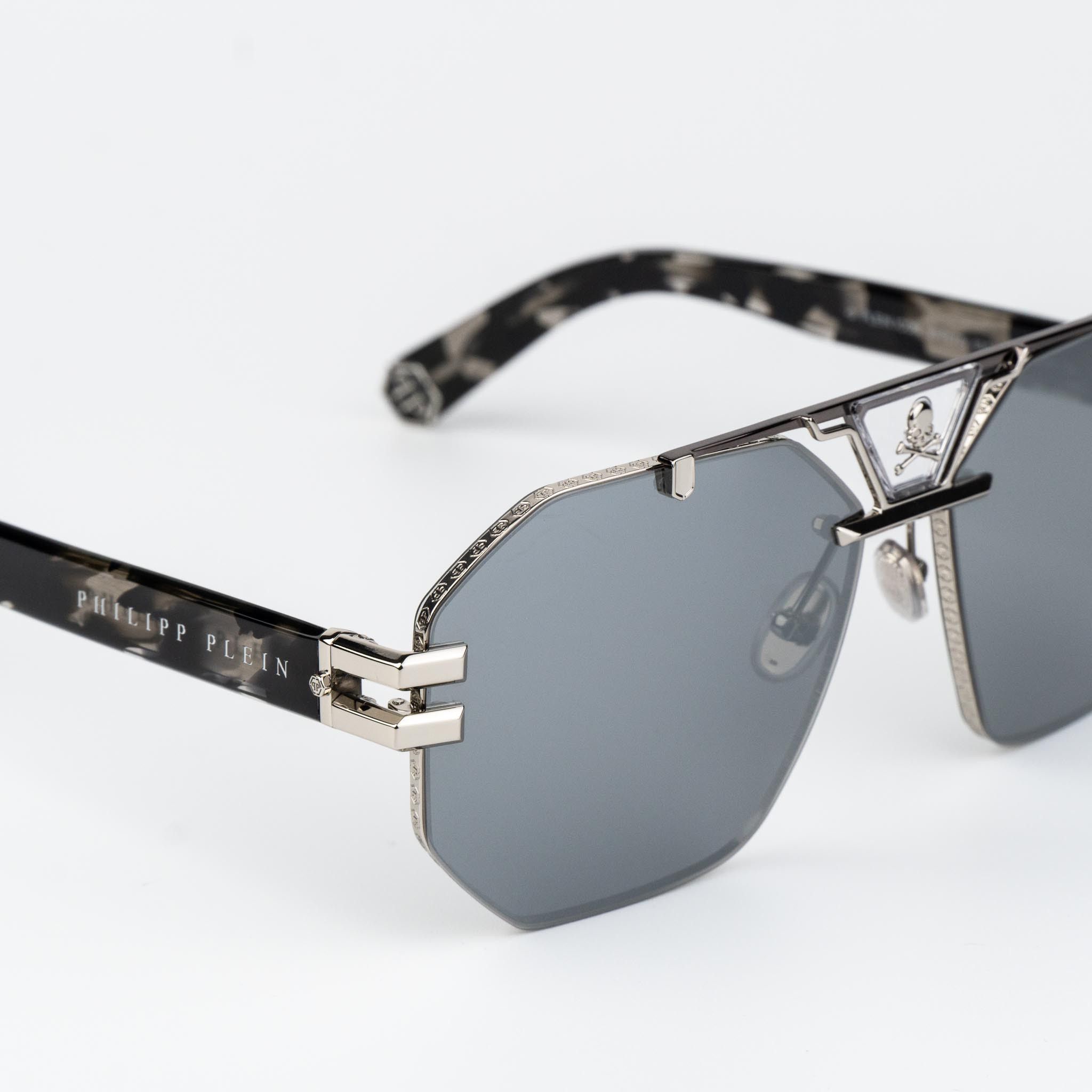 Philipp Plein Philipp Plein Men Sunglasses SPP077V 523X NEW AUTHENTIC Size ONE SIZE - 6 Thumbnail