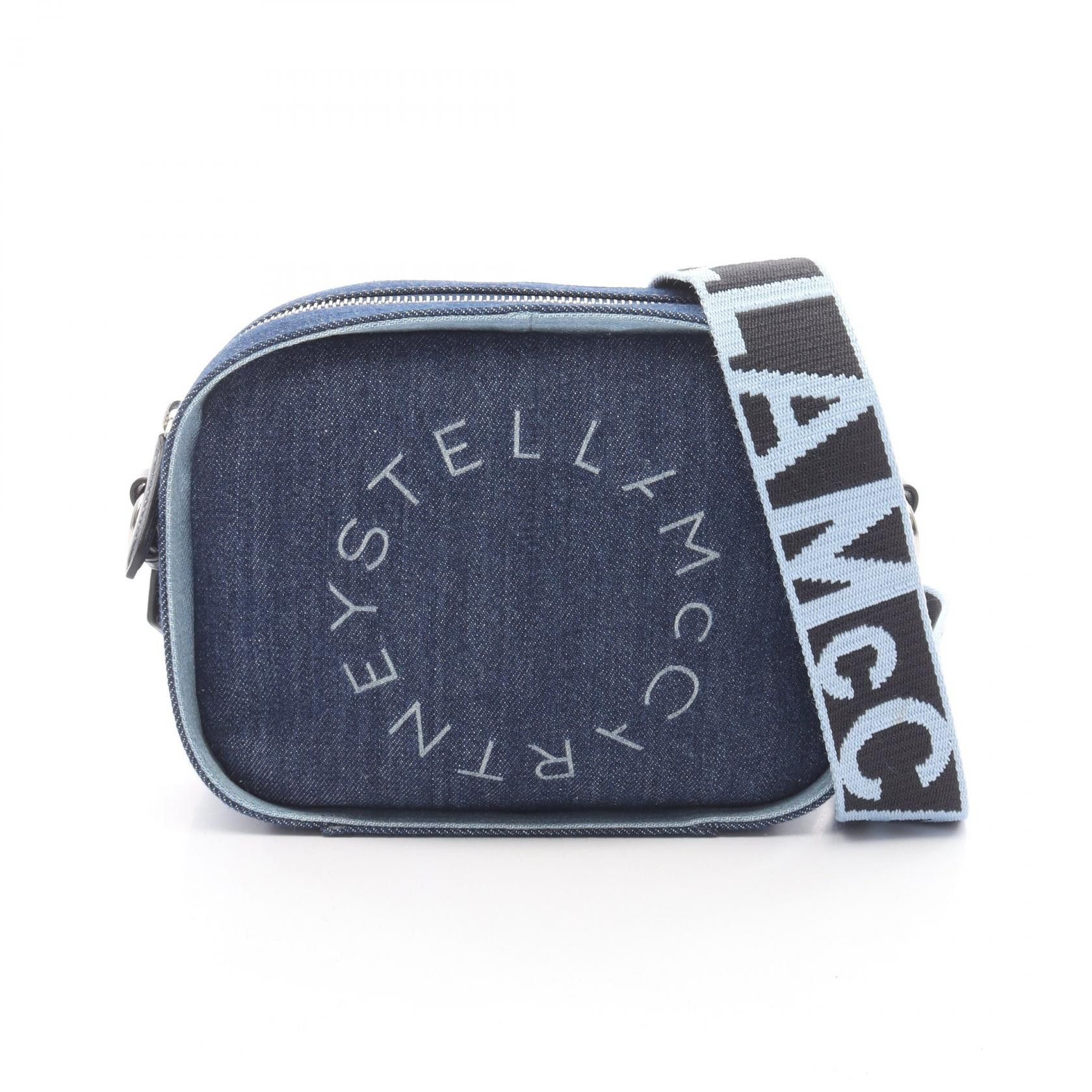Stella Mccartney Stella McCartney Stella Logo Denim Shoulder Bag Denim Shoulder Bag 700266 WP0010 DUTY FREE for USA