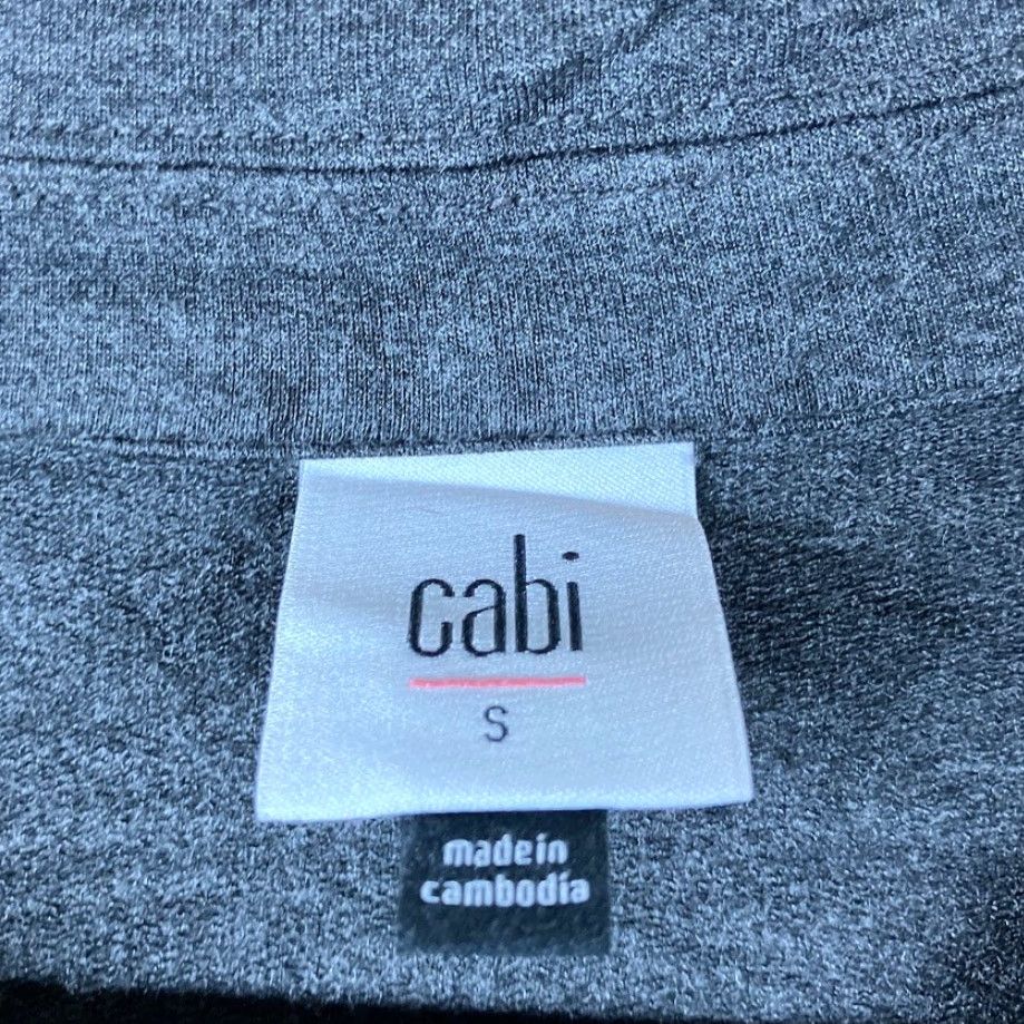 Vintage CAbi Shirt Gray Collared V Neck Long Sleeve Stretch Small Womens Blouse Casual Workwear 4258 Regular Size S / US 4 / IT 40 - 6 Thumbnail