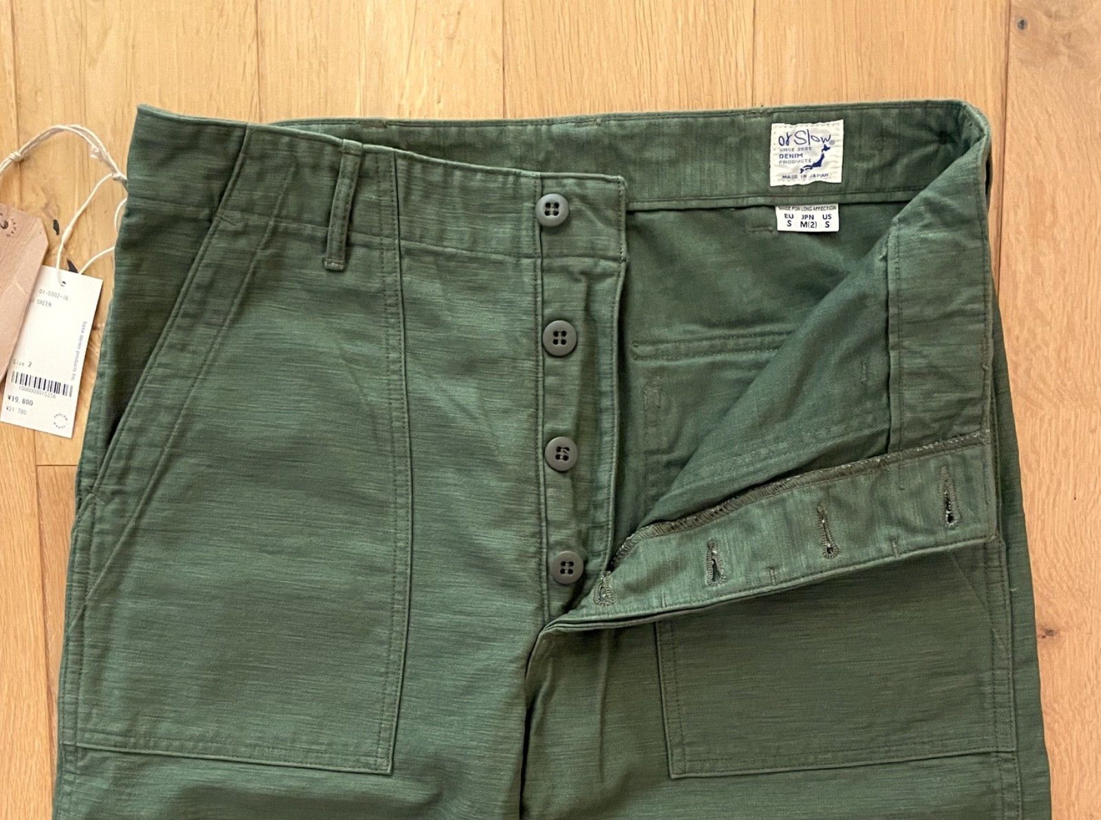 Orslow orSlow US Army Fatigue Pants Size 2 Regular Fit Size US 32 / EU 48 - 4 Thumbnail