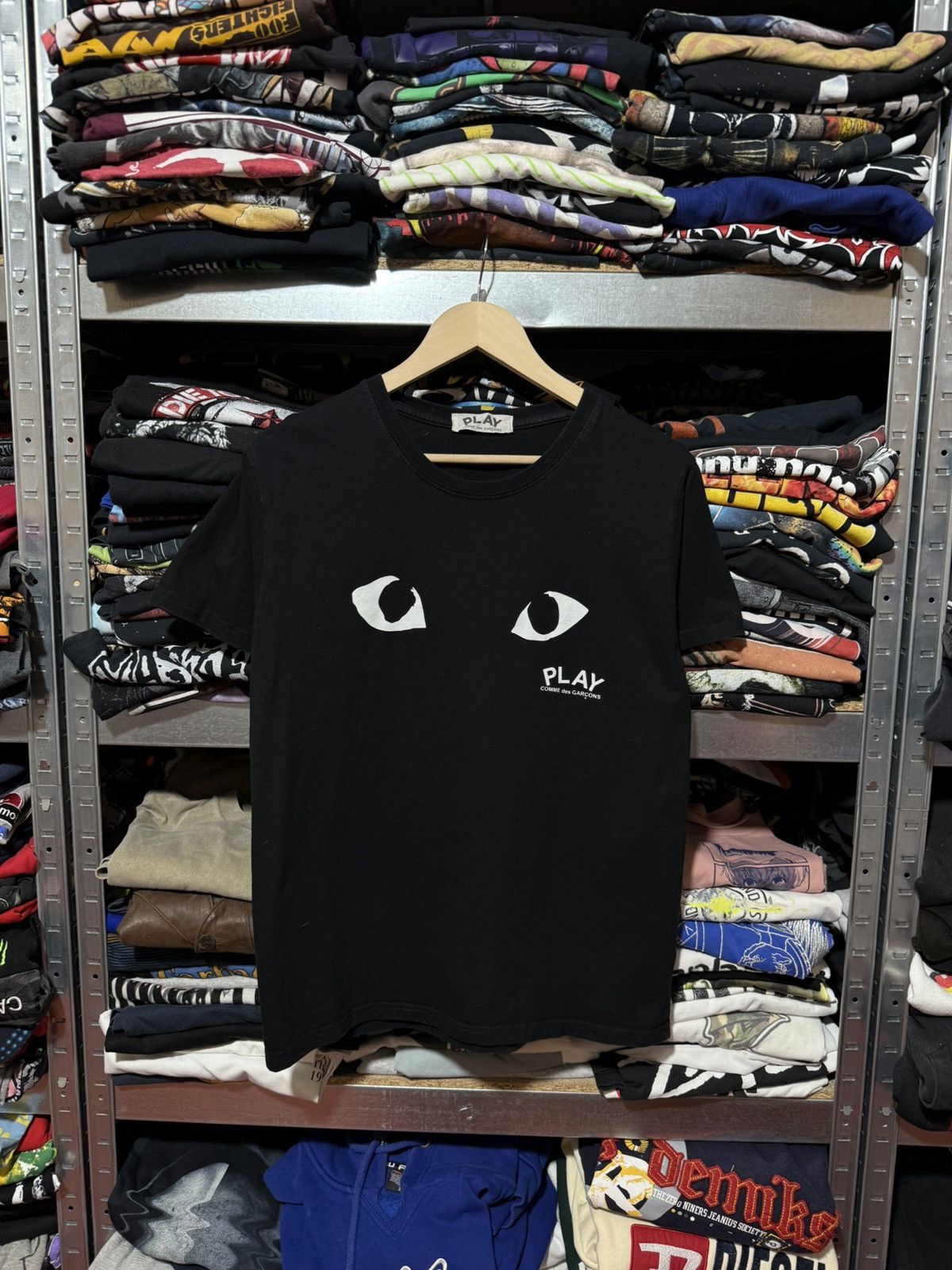 Rare Comme des Garcons Play Eyes T-Shirt Y2K Hype