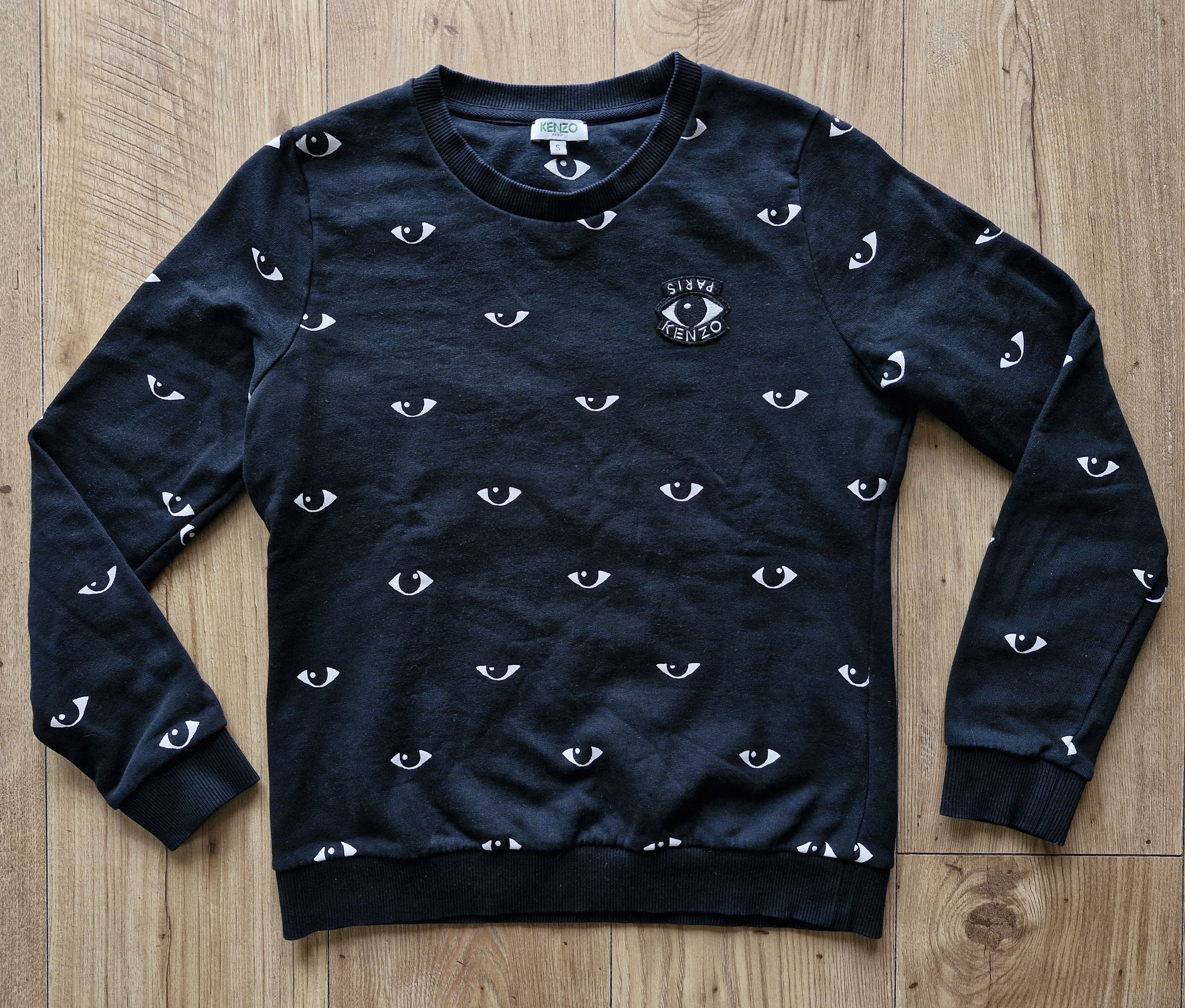 Kenzo Paris women's Eyes Sweatshirt black
