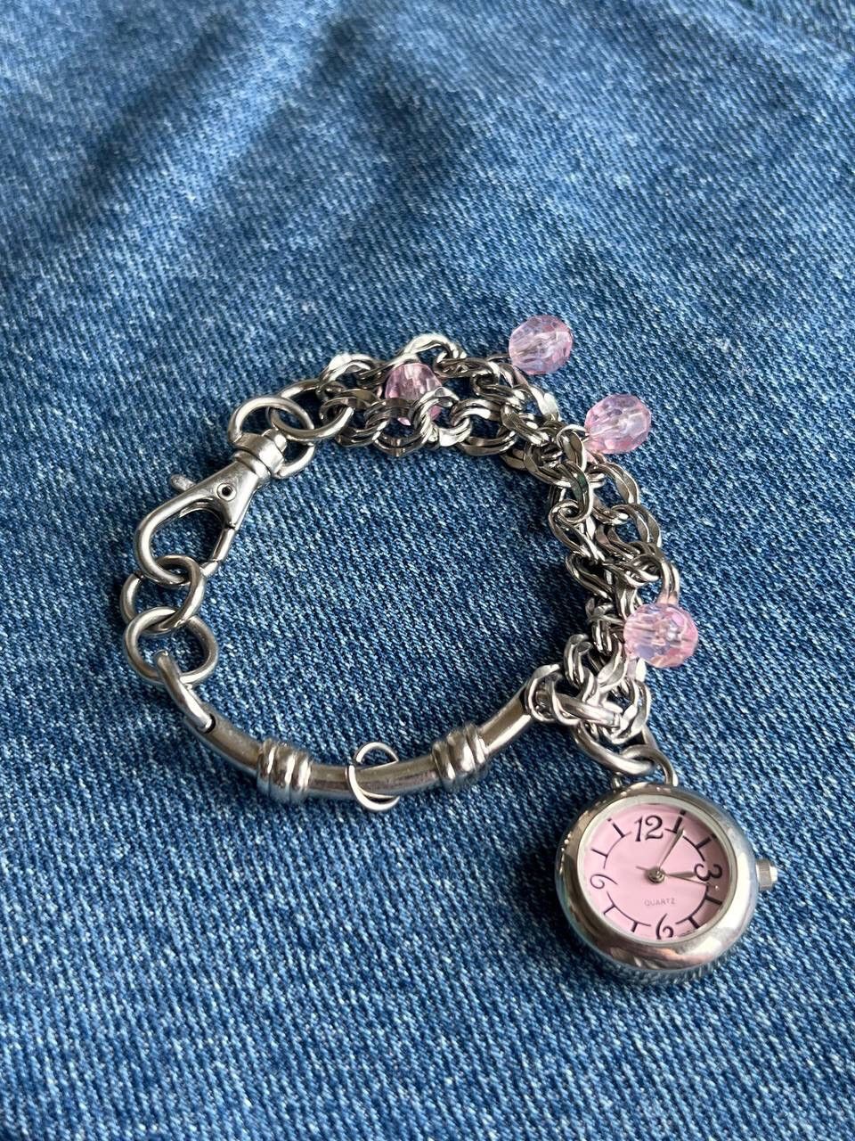 Japanese Brand × Vintage Vintage Japanese style Chain Metal futuristic Watch Bracelet Size ONE SIZE - 3 Thumbnail
