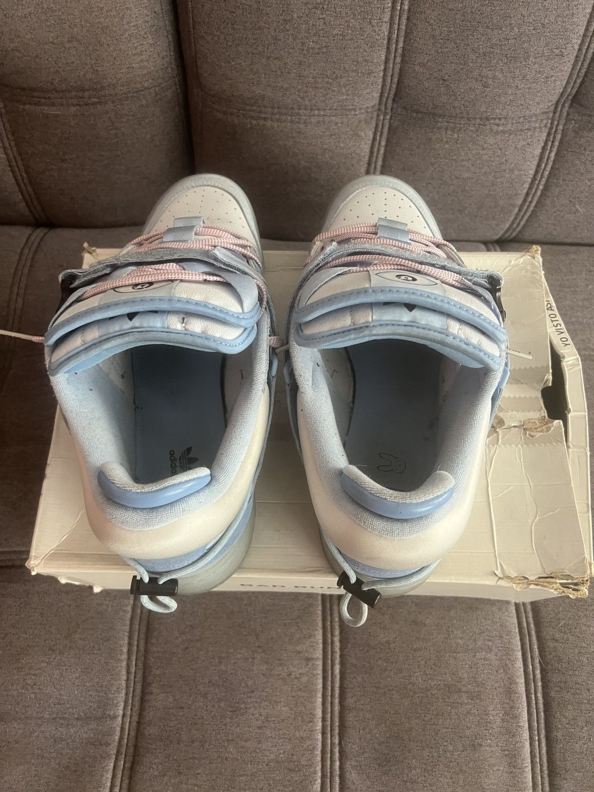 Adidas Bad bunny adidas forum buckle low ‘blue tint’ Size US 11 / EU 44 - 4 Thumbnail
