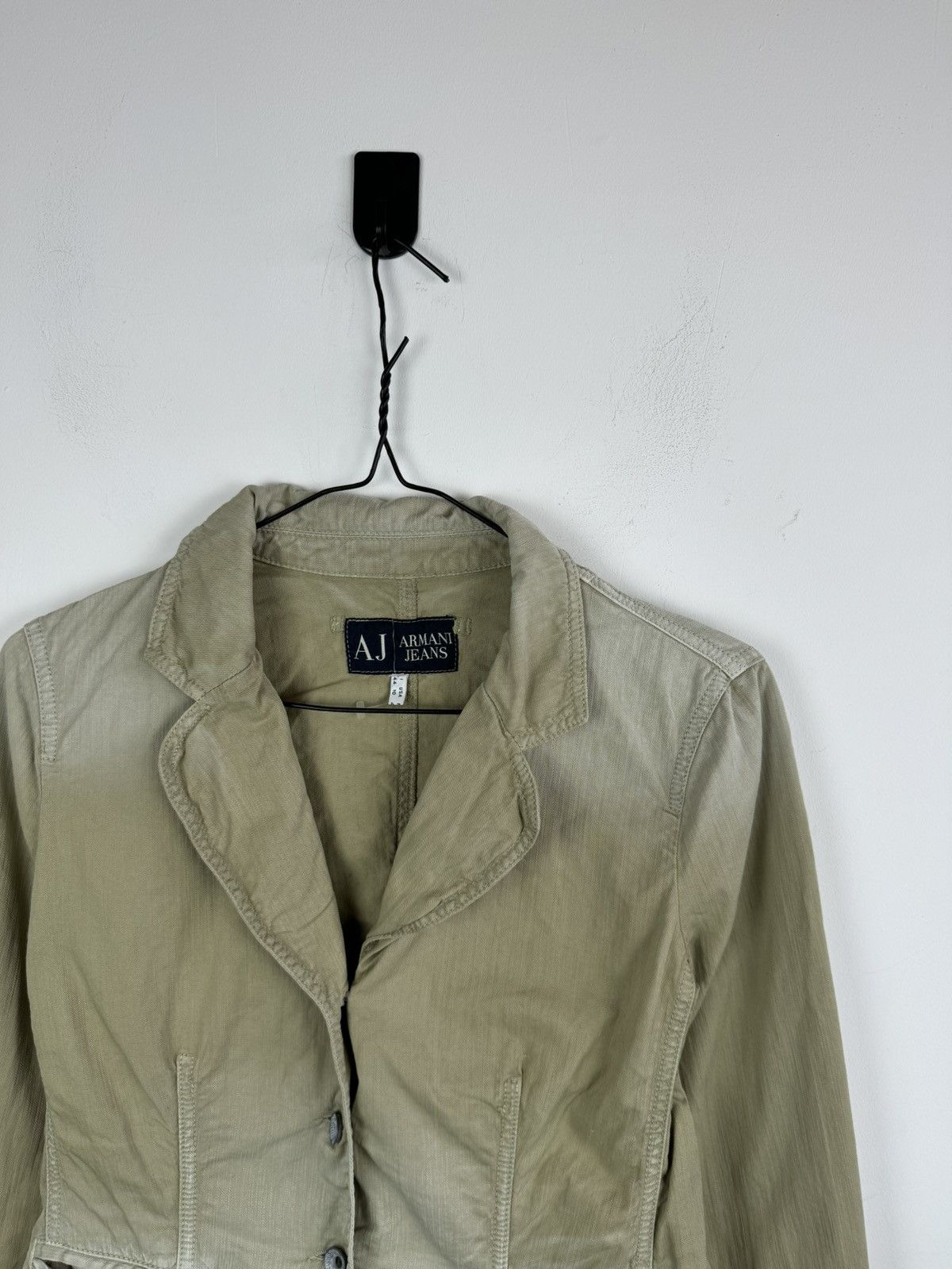 Armani Vintage Woman’s Armani Jeans Colour Gradient Blazer Jacket Size L / US 10 / IT 46 - 2 Thumbnail