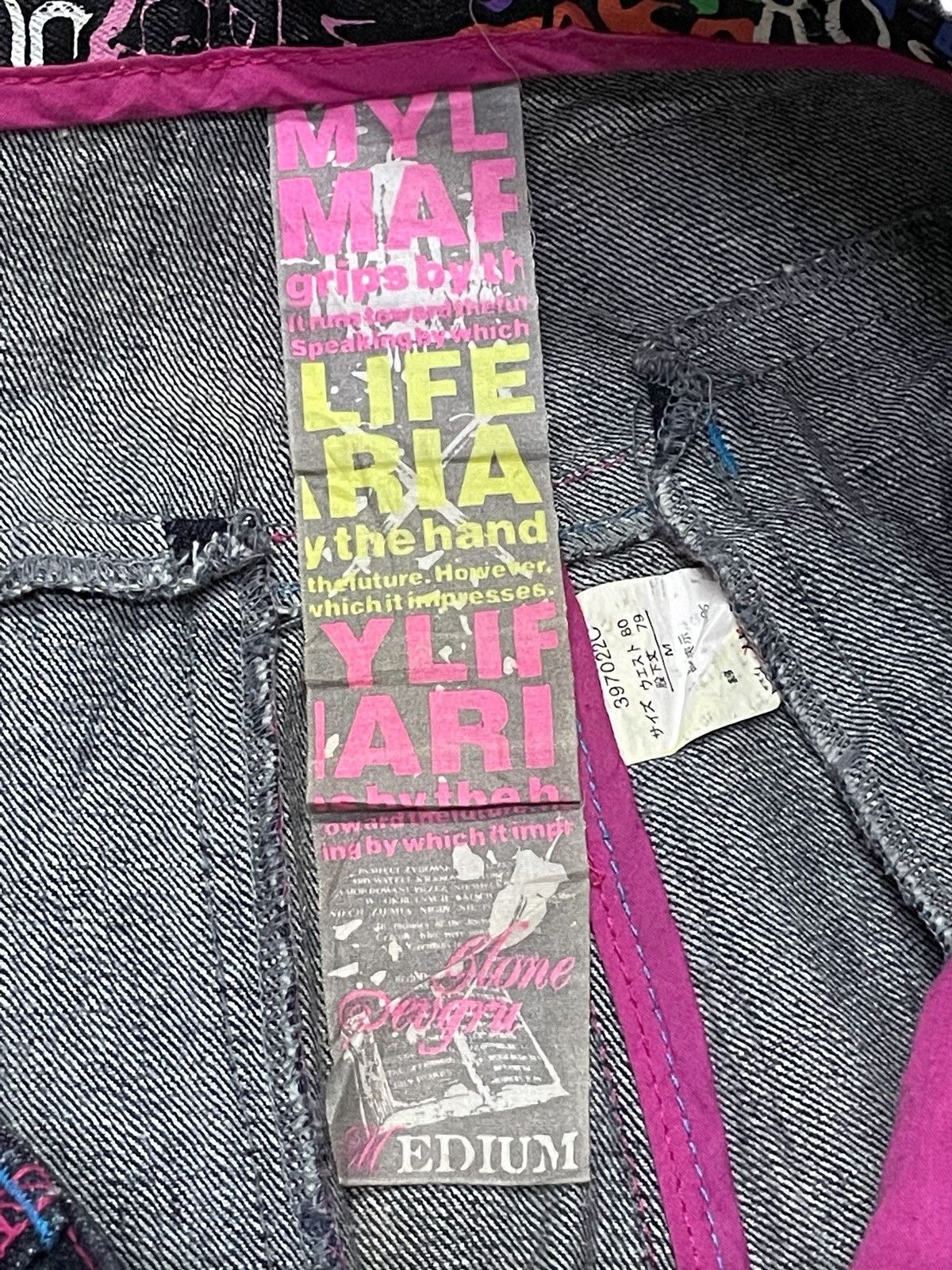 KOJIMA GENES × Red Monkey Clone Devgru Japan Comic Art Evisu Style Loose Jeans Size US 30 / EU 46 - 20 Thumbnail