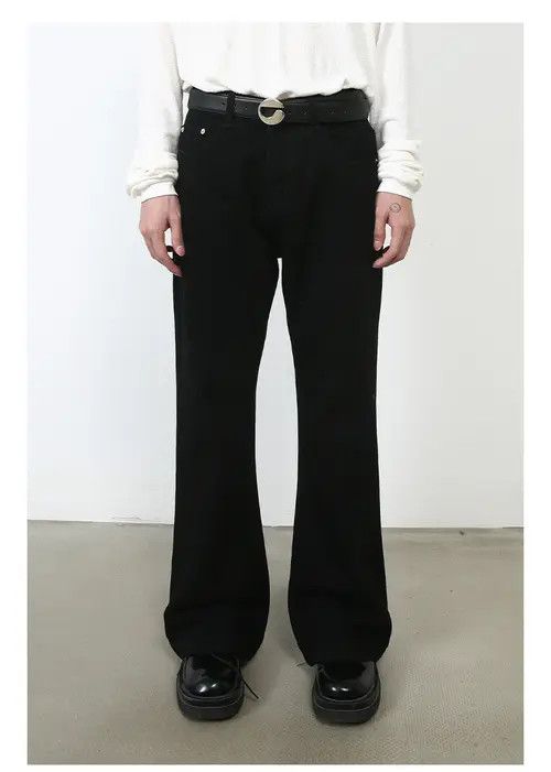 Japanese Brand × Jean Vintage high street loose washed straight bootcut jeans Size US 32 / EU 48 - 1 Thumbnail