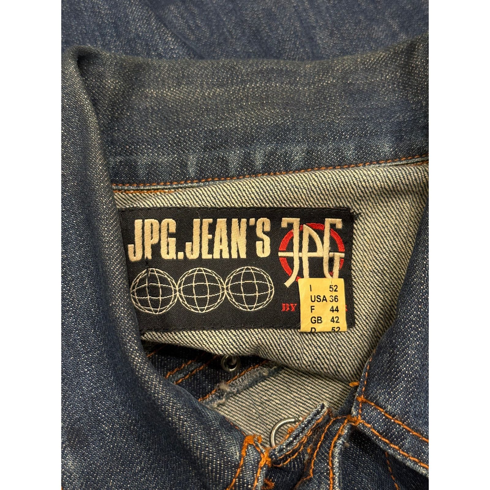 Jean Paul Gaultier 2000s Jean Paul Gaultier pierced patchwork denim jacket Size US L / EU 52-54 / 3 - 9 Thumbnail