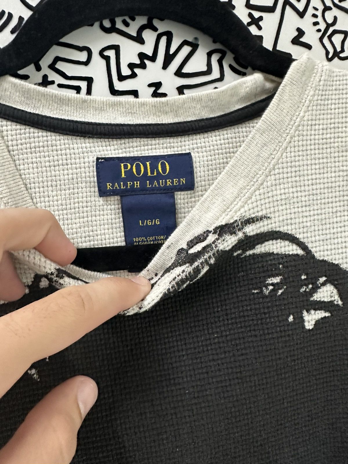 Polo Ralph Lauren Polo Thermal Edward Scissorhands Jumbo Print Size US L / EU 52-54 / 3 - 3 Thumbnail