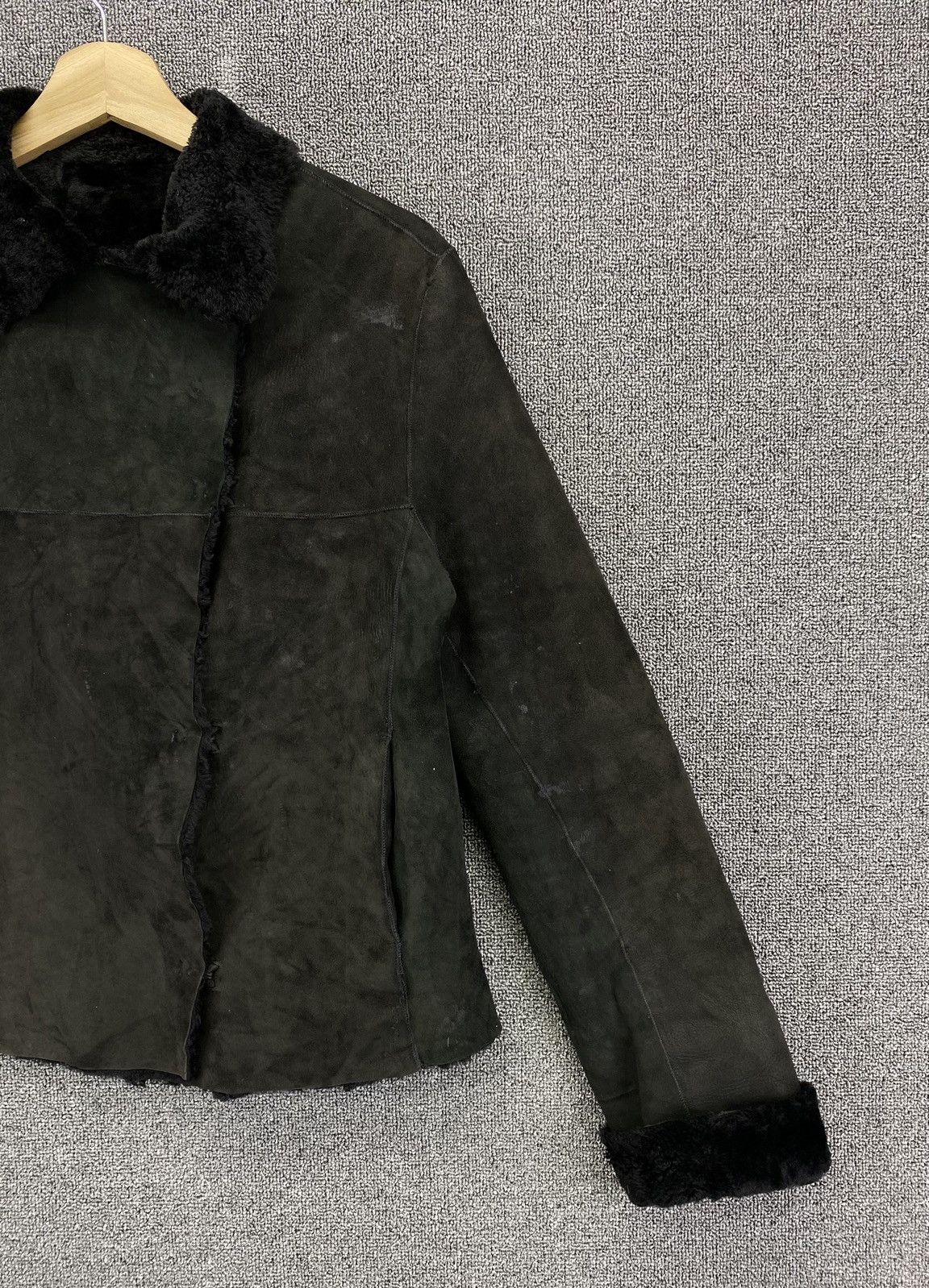 Joseph Vintage Joseph Faux Fur Lamb Skin Leather Jacket Size M / US 6-8 / IT 42-44 - 4 Thumbnail