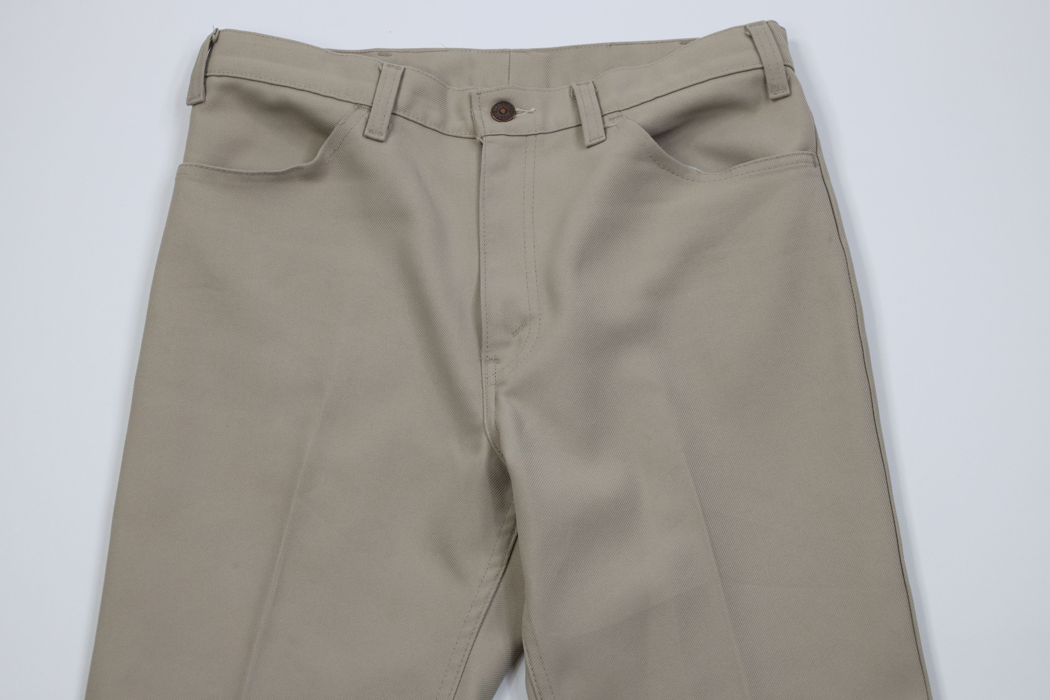 Levi's Vintage 70s Levis 517 Knit Flared Wide Leg Chino Pants USA Size US 34 / EU 50 - 2 Thumbnail