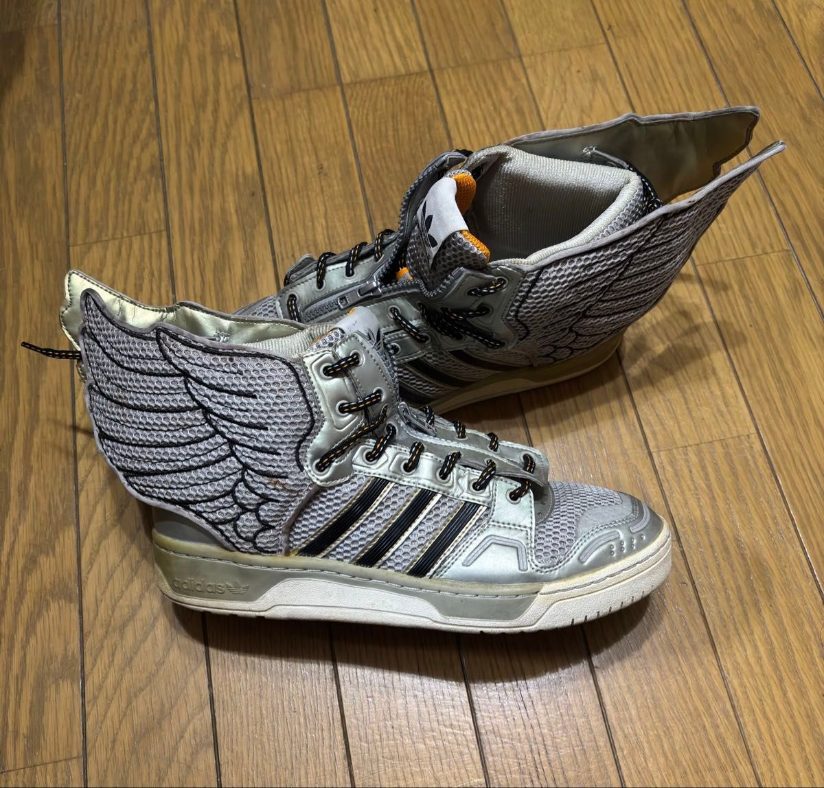 Adidas Jeremy Scott Silver | Grailed