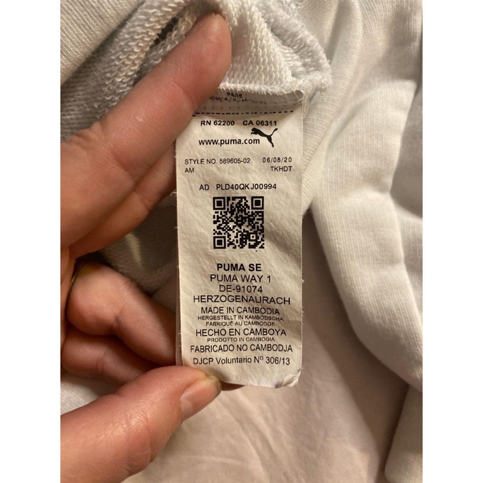Puma Puma White Half Zip Pullover Sweatshirt XS Athleisure Cozy Size XS / US 0-2 / IT 36-38 - 4 Thumbnail