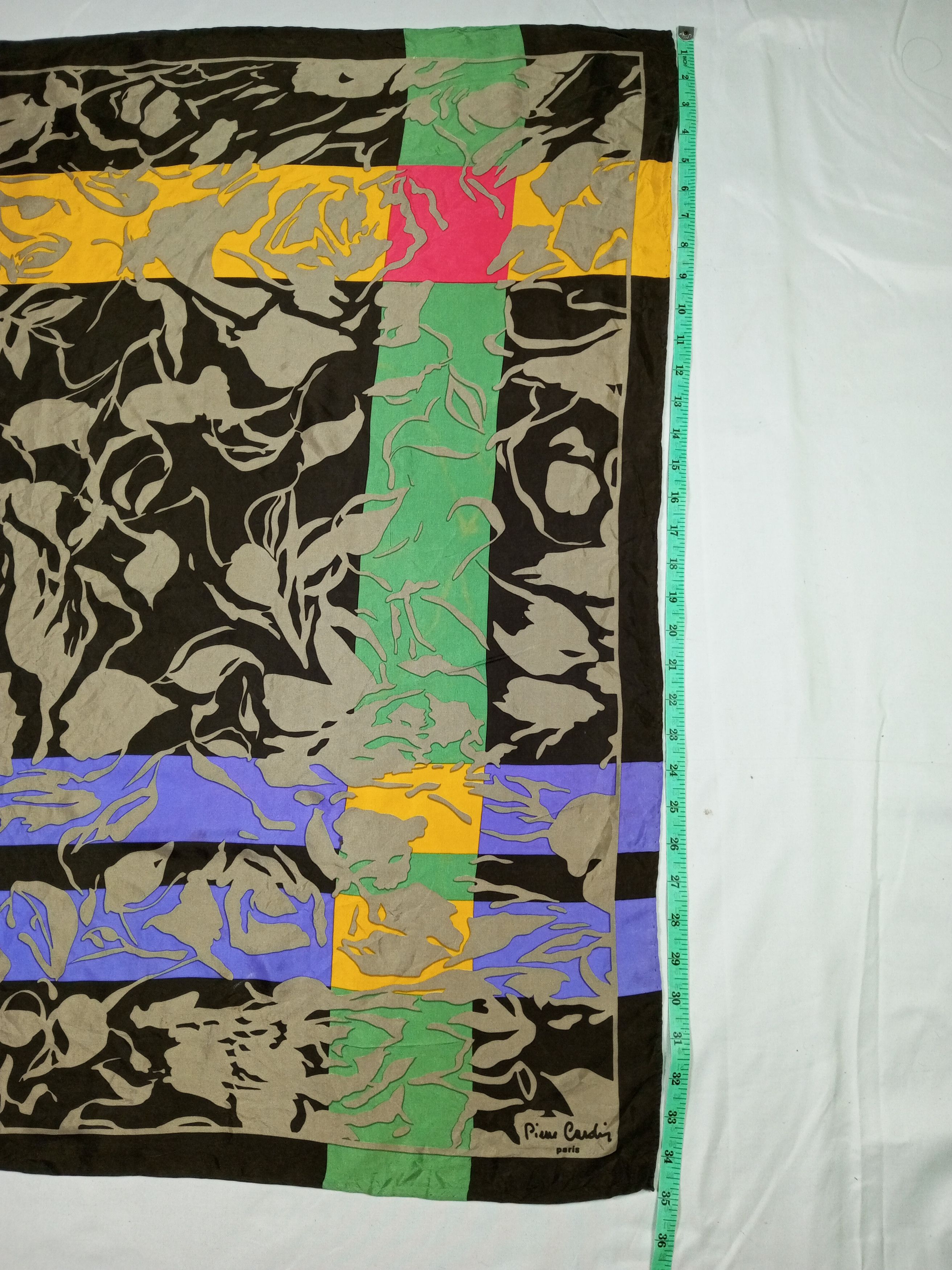 Pierre Cardin × Vintage Vintage Pierre Cardin Silk Scarf Size ONE SIZE - 7 Thumbnail