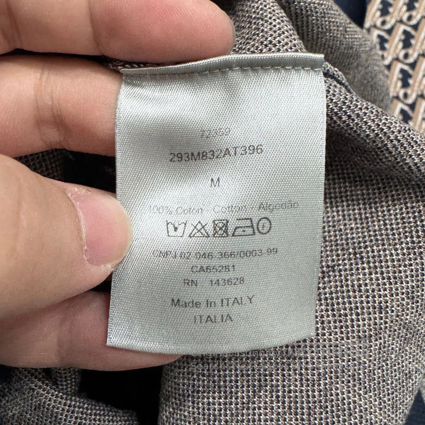 Dior Dior Full-print, elderly-friendly knitted short-sleeved sh Size US S / EU 44-46 / 1 - 5 Thumbnail