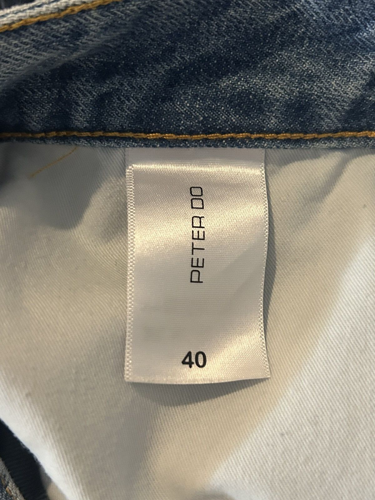 Peter Do SS21 Distressed Combo Jeans Size US 30 / EU 46 - 5 Thumbnail