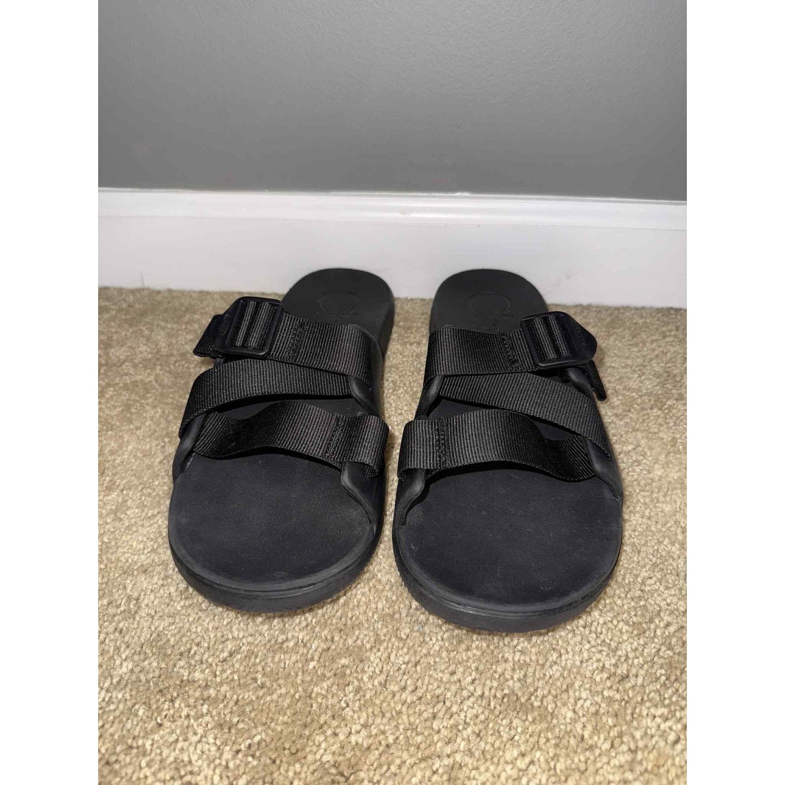 Chaco Chaco Chillos Slide Sandals Black Women's Size W9 Size US 9 / IT 39 - 5 Thumbnail