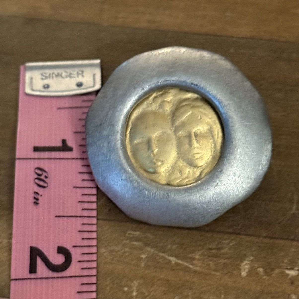 Vintage Rare vintage Jonette Jewelry two tone faces post earrings Size ONE SIZE - 3 Thumbnail