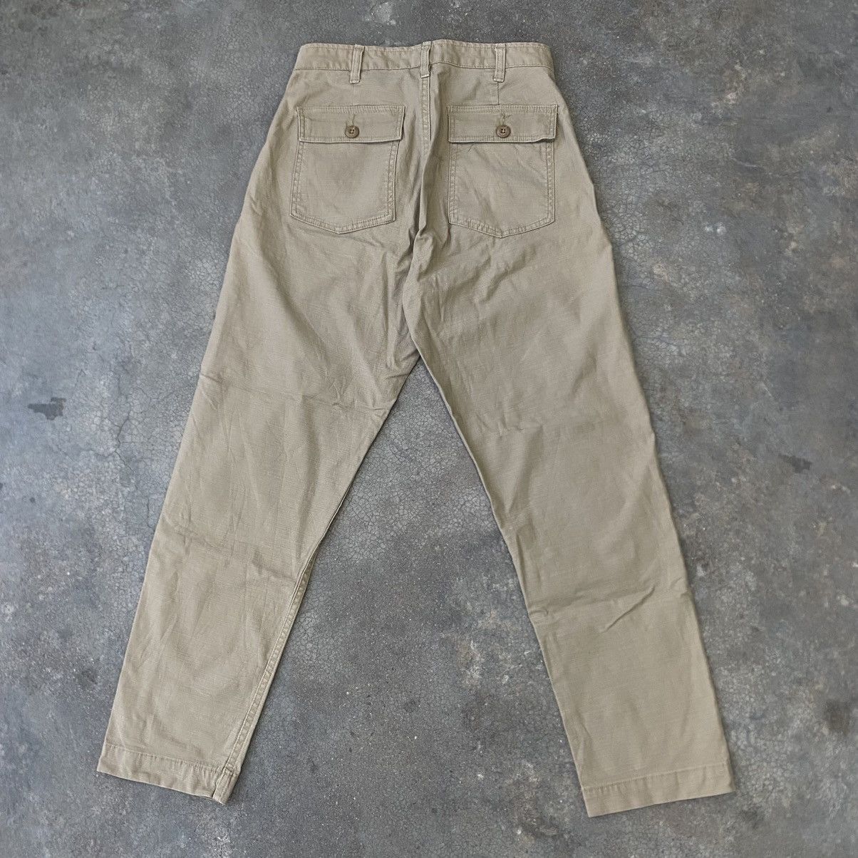 Orslow Rag Machine Fatigue Pants Khaki Beige Inspired By Orslow Size US 30 / EU 46 - 3 Thumbnail