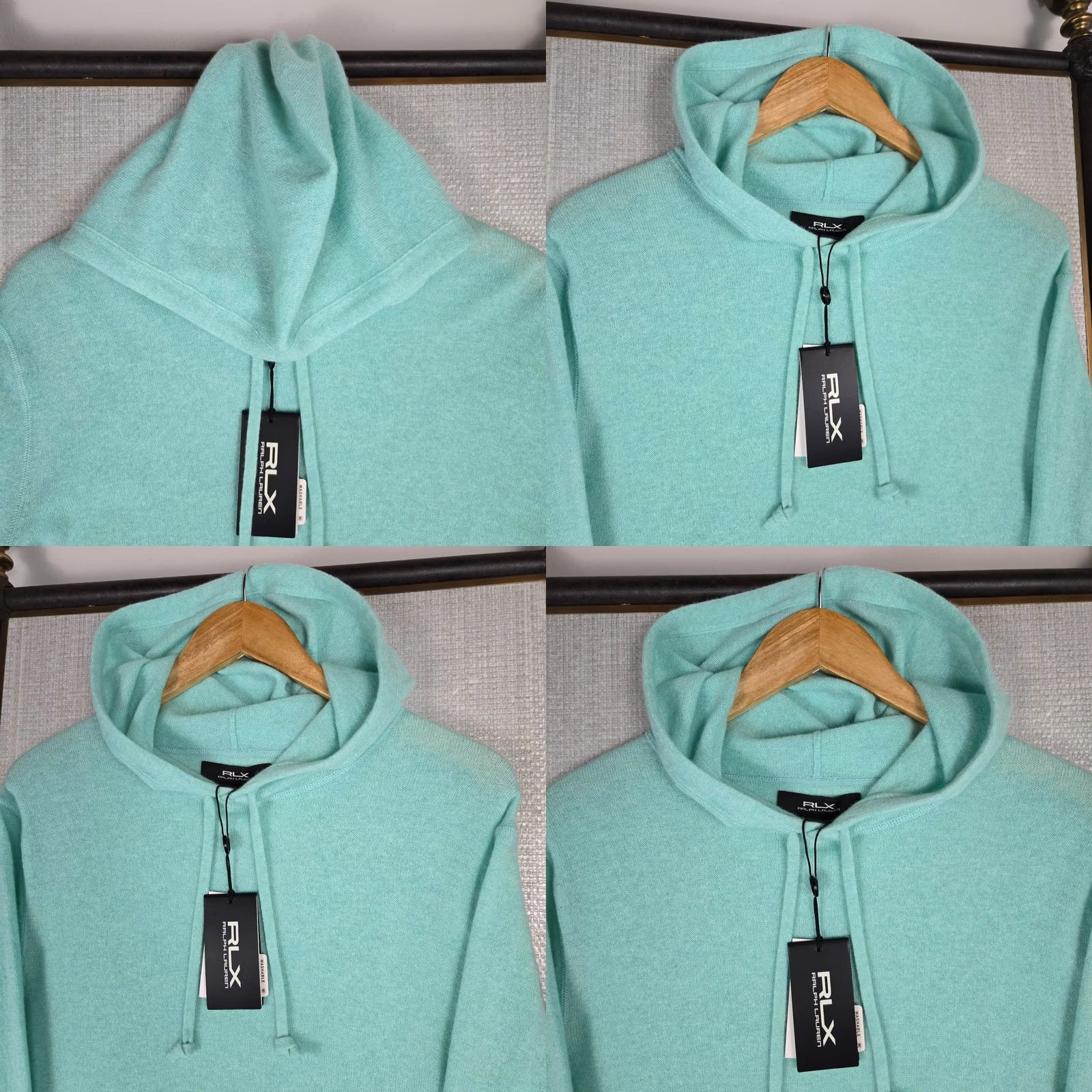 RLX Ralph Lauren RLX Ralph Lauren Mens Large Turquoise Golf Sweater - 100% Cashmere - Size - New With Tags Size US L / EU 52-54 / 3 - 9 Thumbnail