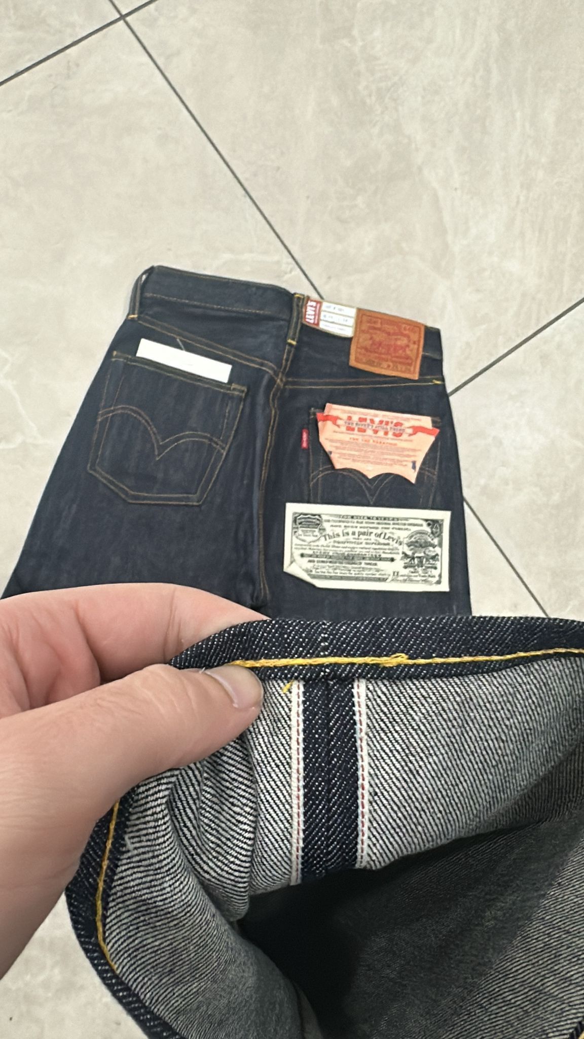Levi's Vintage Clothing LVC Levi's Vintage Clothing 1944 S501 Perfect Imperfections Size US 28 / EU 44 - 4 Thumbnail