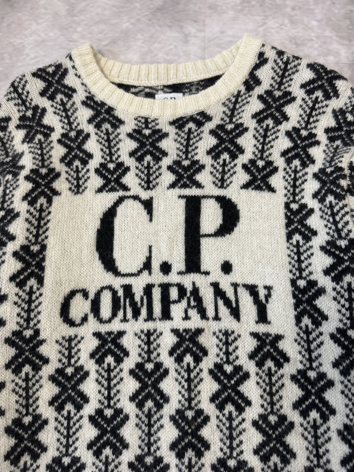 C.P. Company C.P. Company Wool Logo Knit Sweater — Size S Size US S / EU 44-46 / 1 - 4 Thumbnail