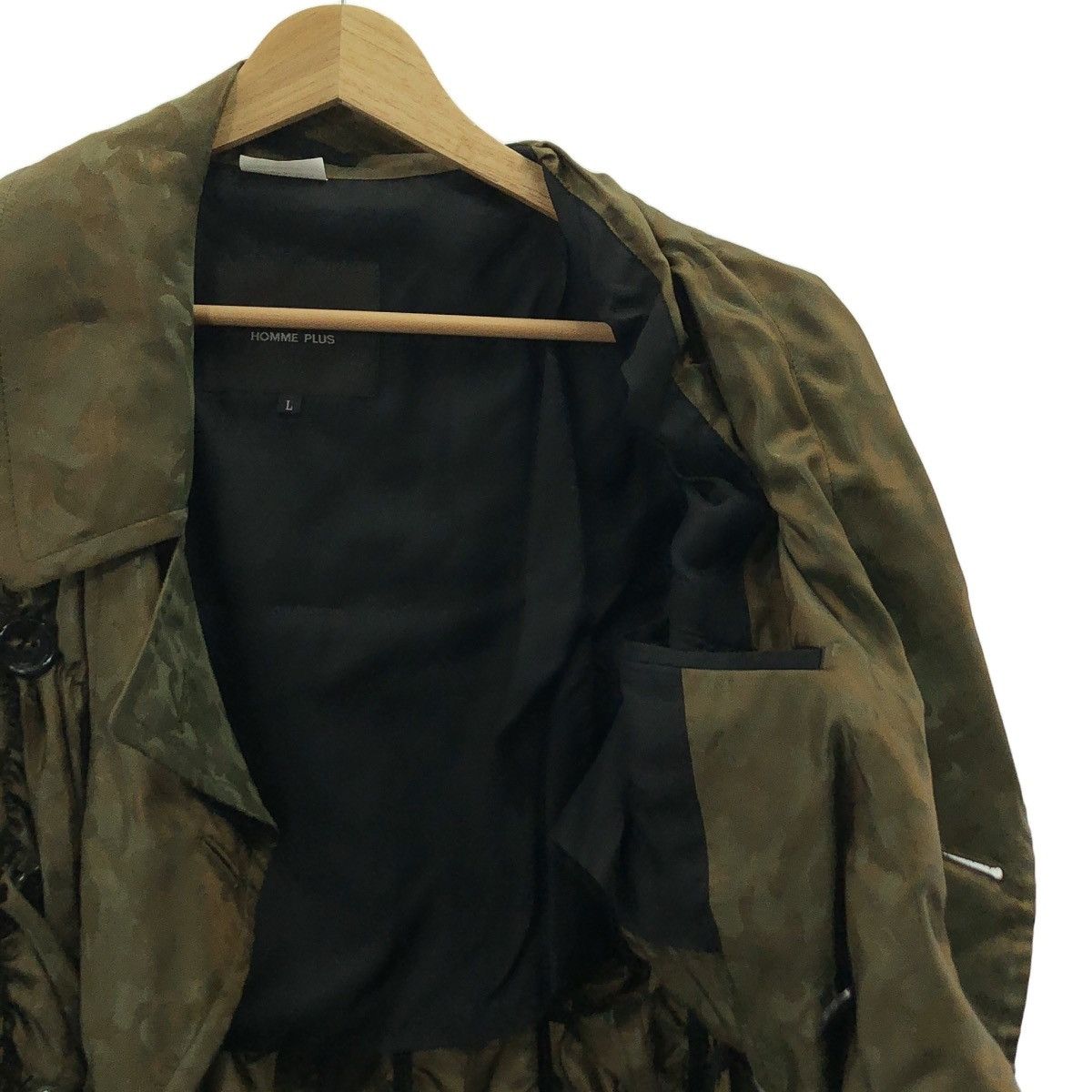 Comme des Garcons Homme Plus Comme des Garcons Homme Plus S19 Camo Shirring Jacket PCC005 Size US L / EU 52-54 / 3 - 4 Thumbnail