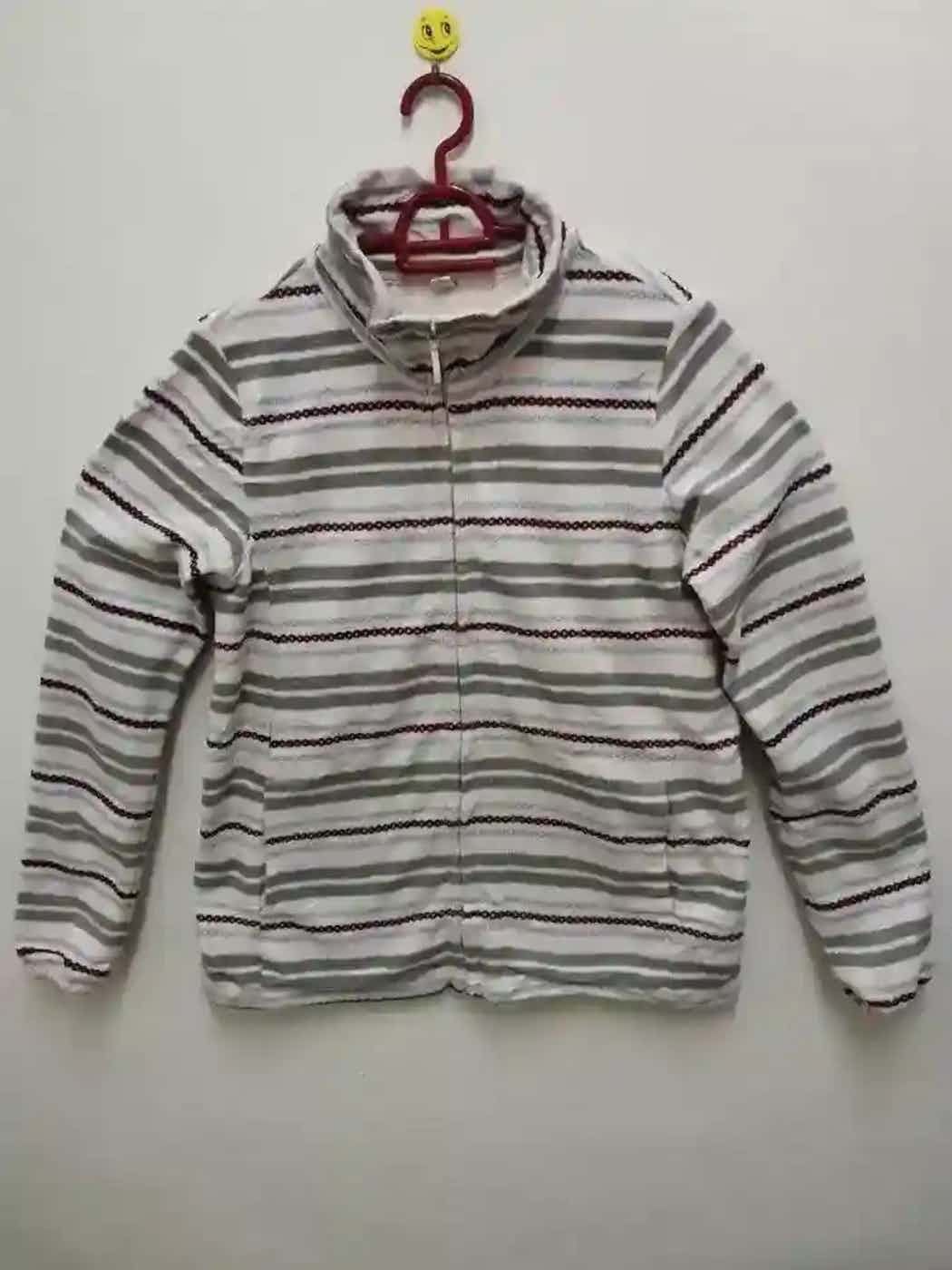 Japanese Brand Vintage Multicoloured Stripe Sweatshirt Size US M / EU 48-50 / 2 - 1 Thumbnail