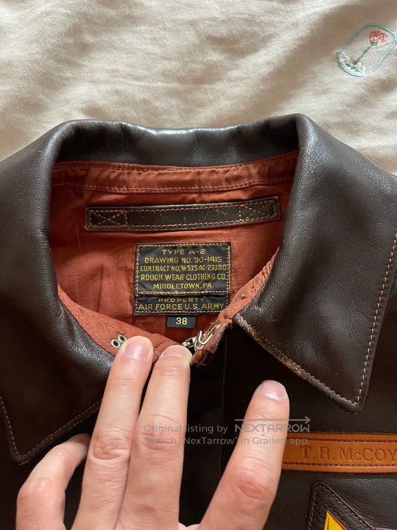 The Real McCoy's The Real McCoys Hand-painted A2 flight jacket Size US M / EU 48-50 / 2 - 6 Thumbnail