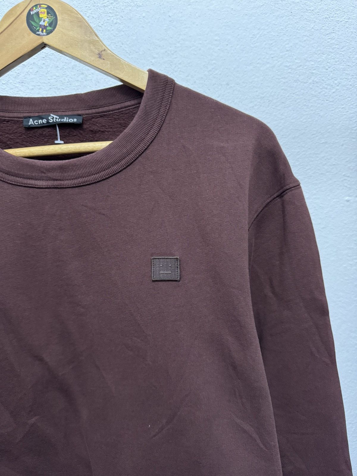 Acne Studios Acne Studios FairView Face Crewneck Sweatshirt Size US M / EU 48-50 / 2 - 2 Thumbnail