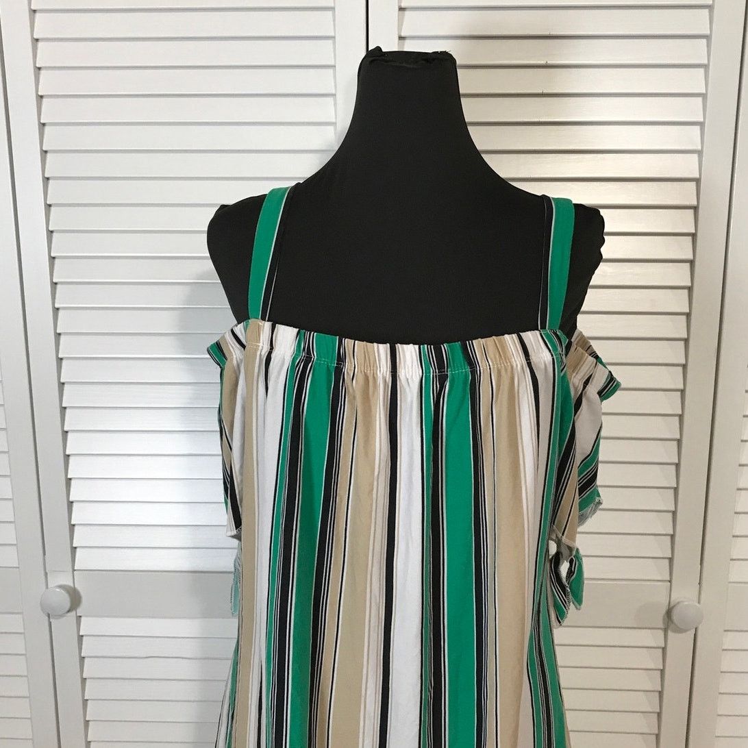 Other Bobbie Brooks Retro Vibe Striped Tunic Blouse L Size L / US 10 / IT 46 - 4 Thumbnail