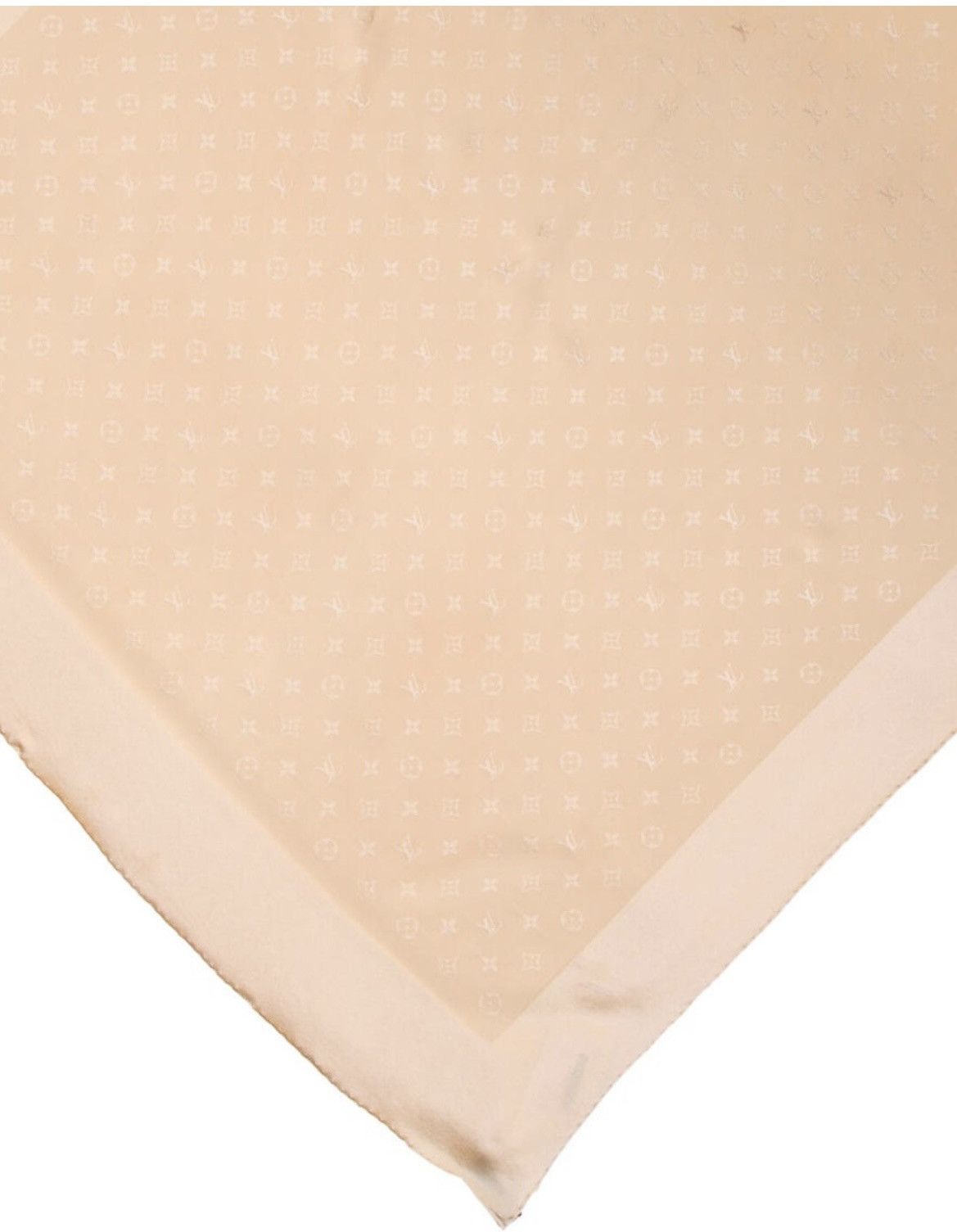 Louis Vuitton × Vintage Tan Louis Vuitton Scarf Size ONE SIZE - 2 Thumbnail