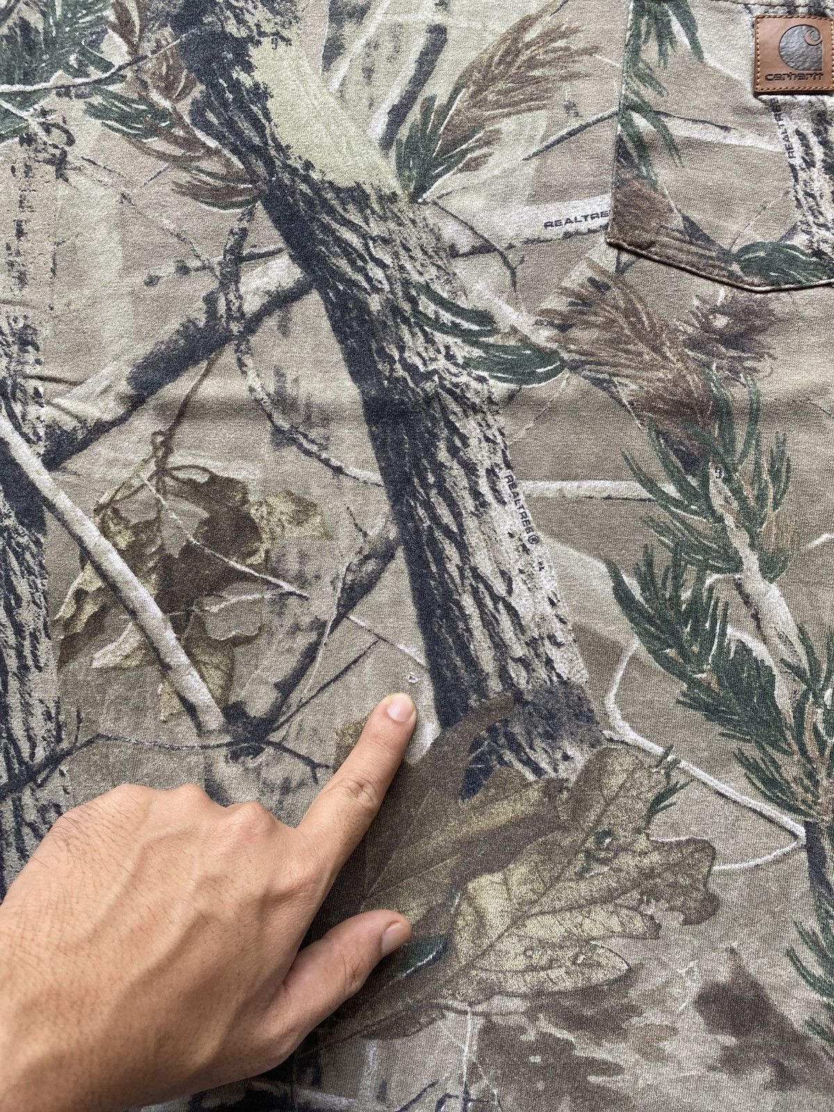Carhartt Carhartt Men's Realtree Xtra Workwear Graphic Signature Camo Size US XL / EU 56 / 4 - 4 Thumbnail