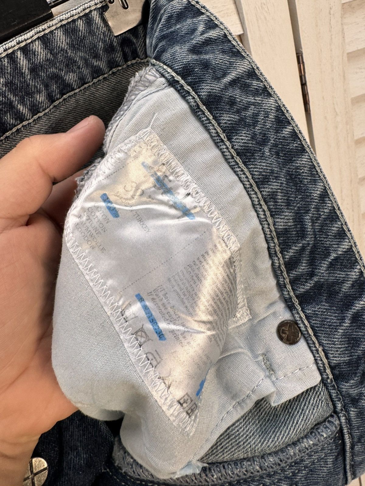 Ksubi Ksubi Jeans Men Blue Denim Distressed Straight Fit Size 32 Size US 32 / EU 48 - 9 Thumbnail
