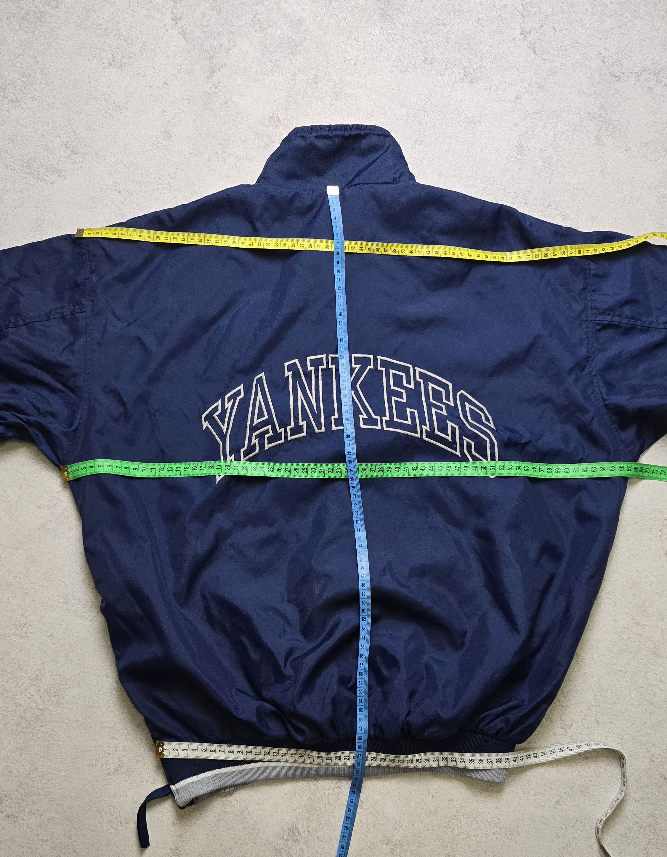 Starter Vintage Starter New York Yankees MLB 1/4 Zip Pullover Jacket Size US L / EU 52-54 / 3 - 4 Thumbnail