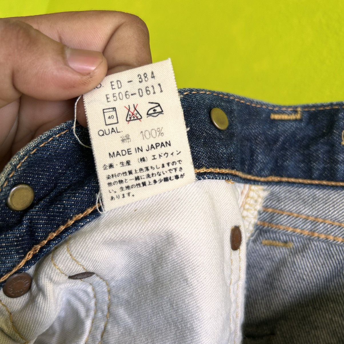 Edwin Vintage Edwin Overalls Sanforized Selvedge Distressed Denim Size US 30 / EU 46 - 17 Thumbnail