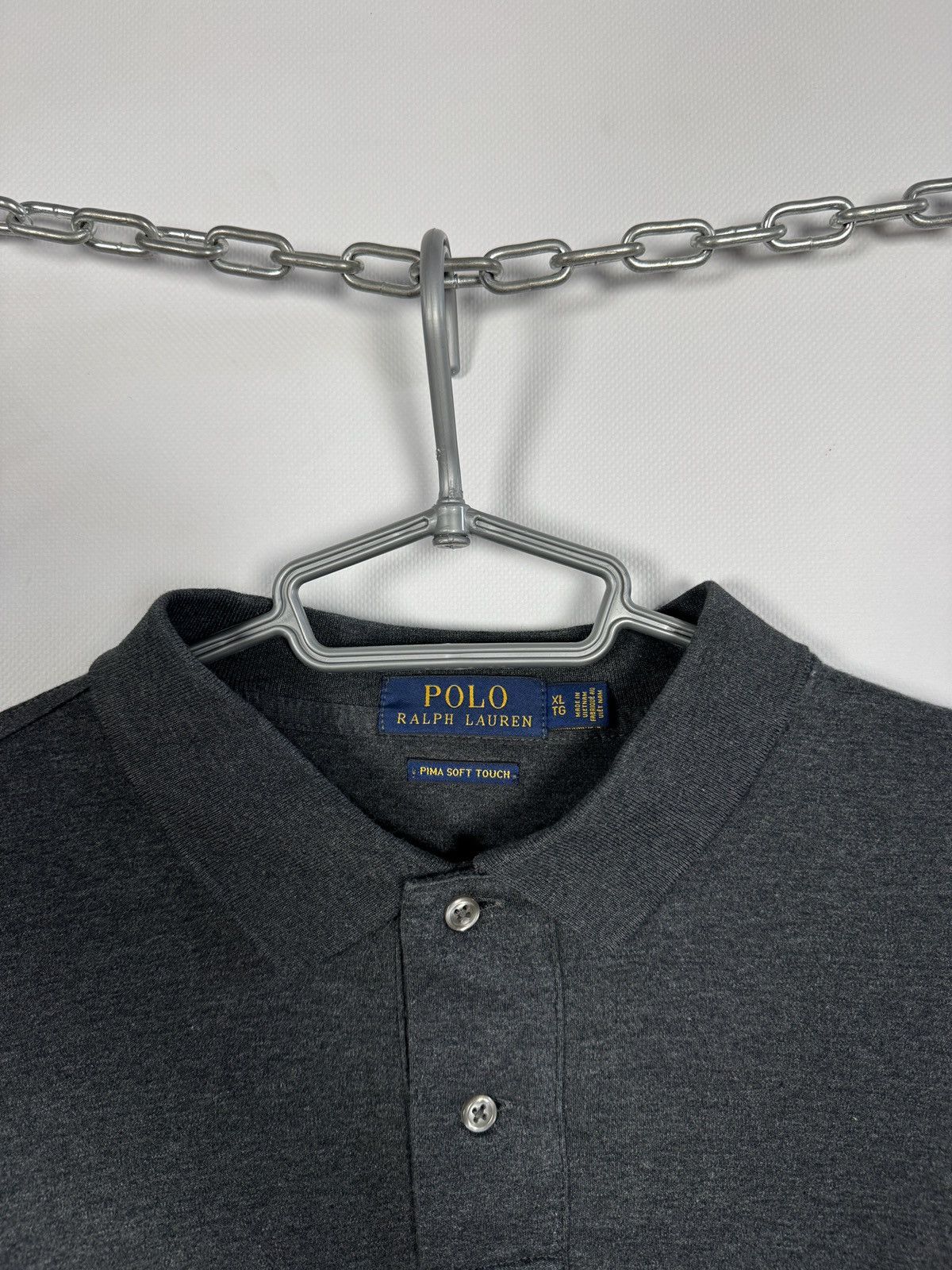 Polo Ralph Lauren Polo Ralph Lauren Pima Soft Touch Long Sleeve Polo Shirt XL Size US XL / EU 56 / 4 - 8 Thumbnail