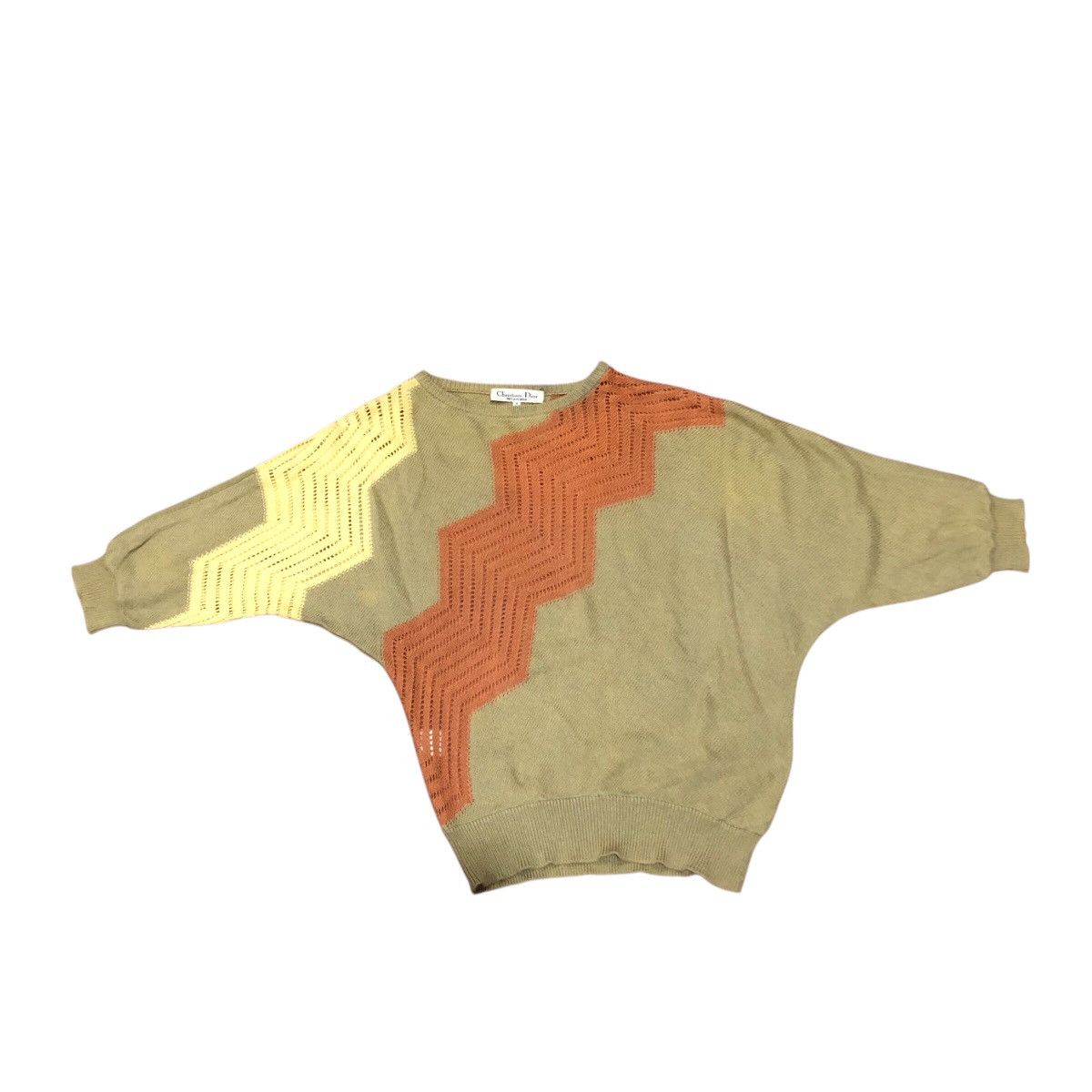 Christian Dior Monsieur × Dior × Vintage Christian Dior Asymetric Knitwear Sweater Size M / US 6-8 / IT 42-44 - 5 Thumbnail