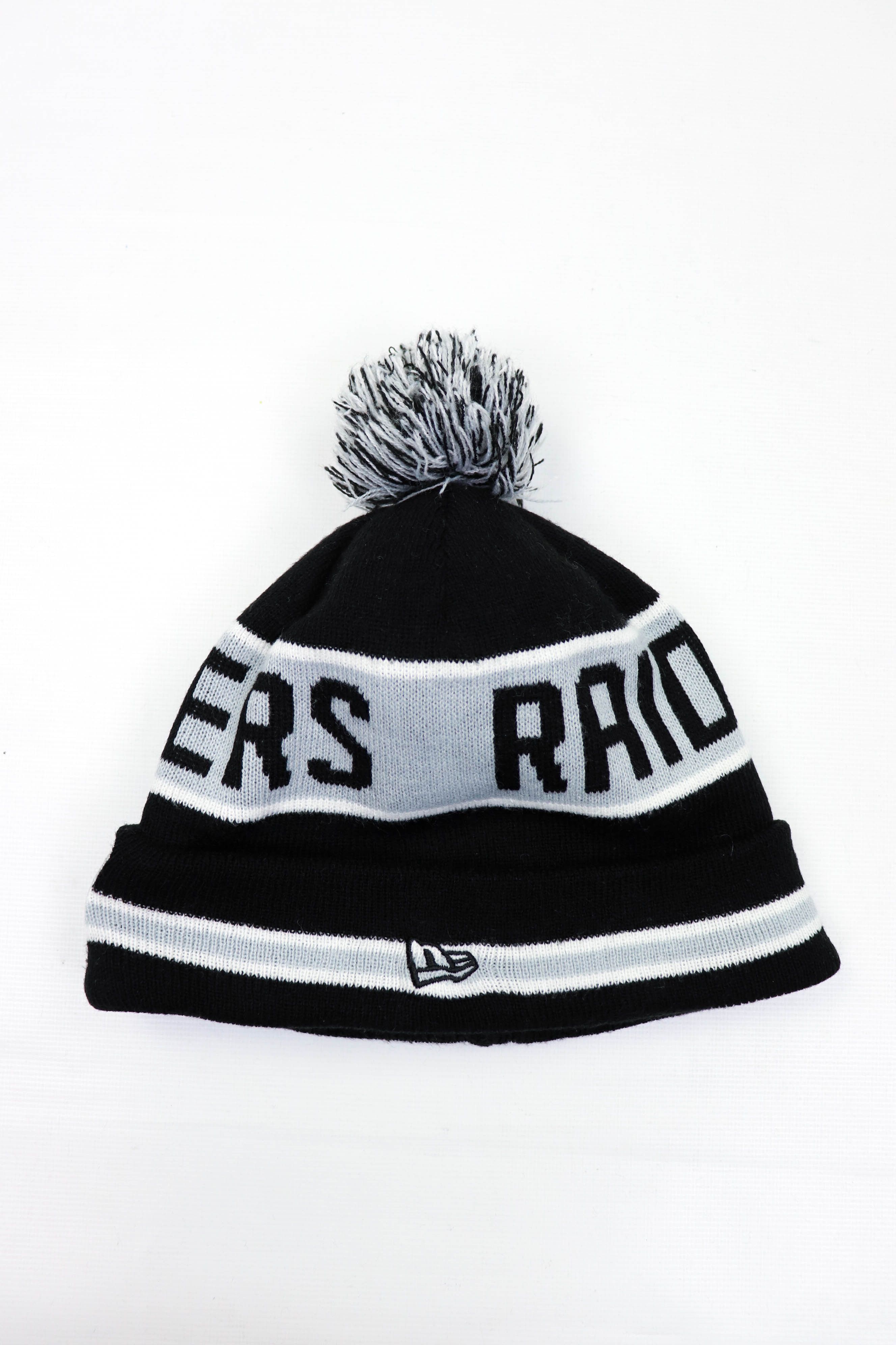 NFL New Era Oakland Raiders NFL Vintage Striped Beanie Hat Size ONE SIZE - 6 Thumbnail