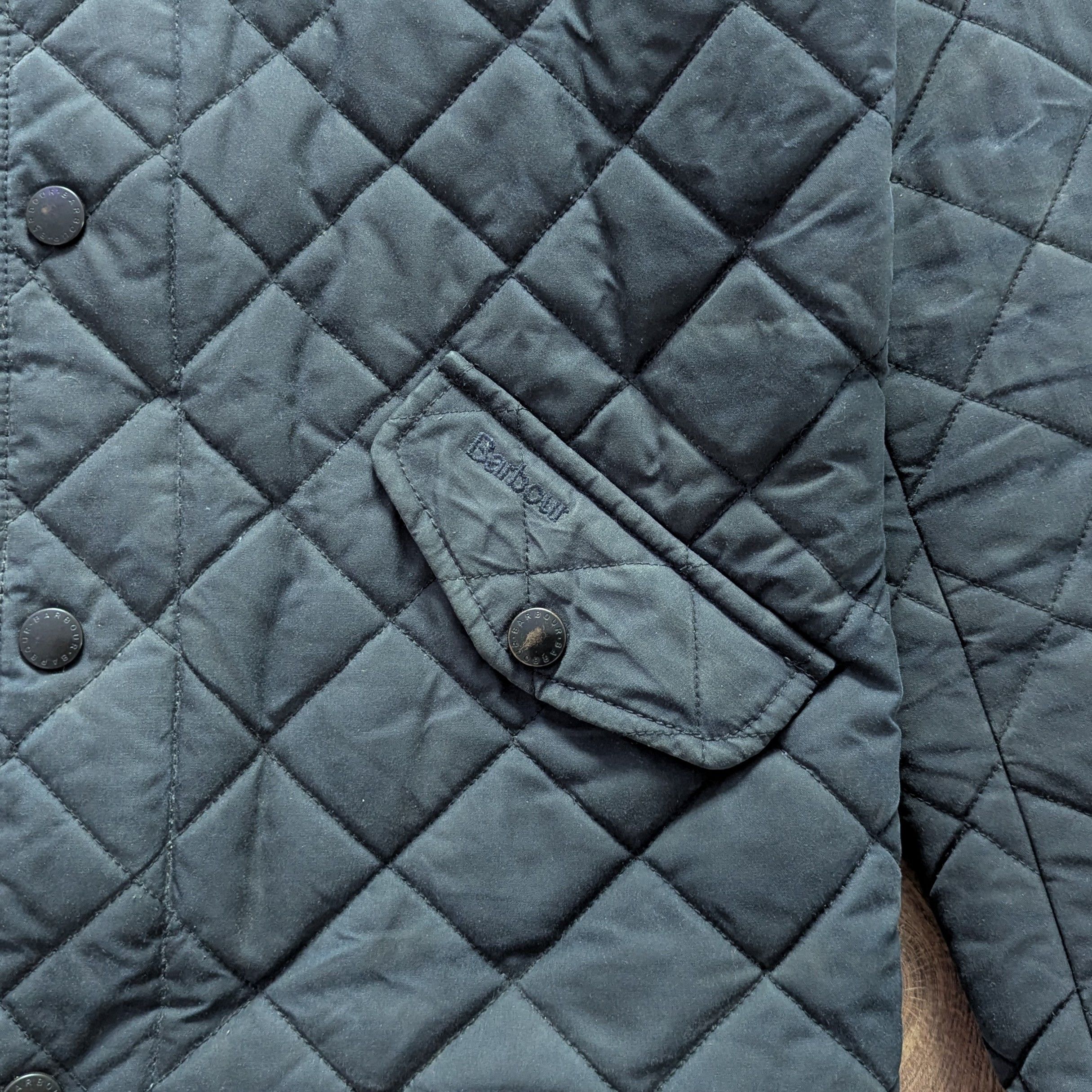 Barbour Barbour Wax Chelsea Sportsquilt Jacket Size S Waxed Cotton Size US S / EU 44-46 / 1 - 4 Thumbnail
