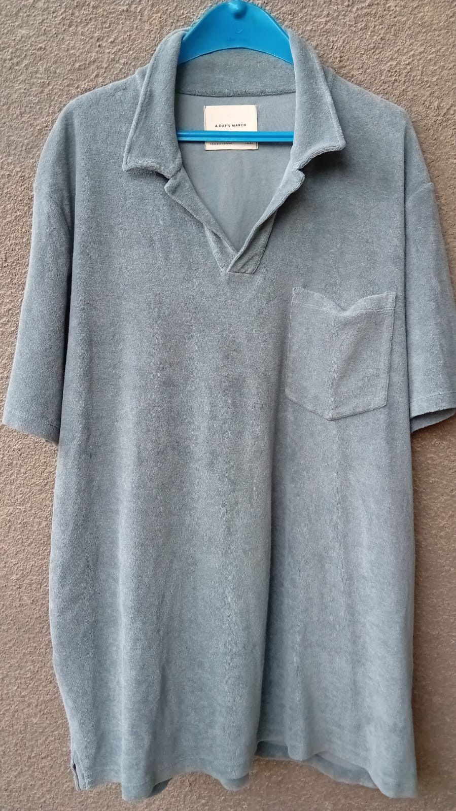 A Day's March A Day's March Towelling Polo Pocket t-shirt sz L Size US L / EU 52-54 / 3 - 1 Thumbnail