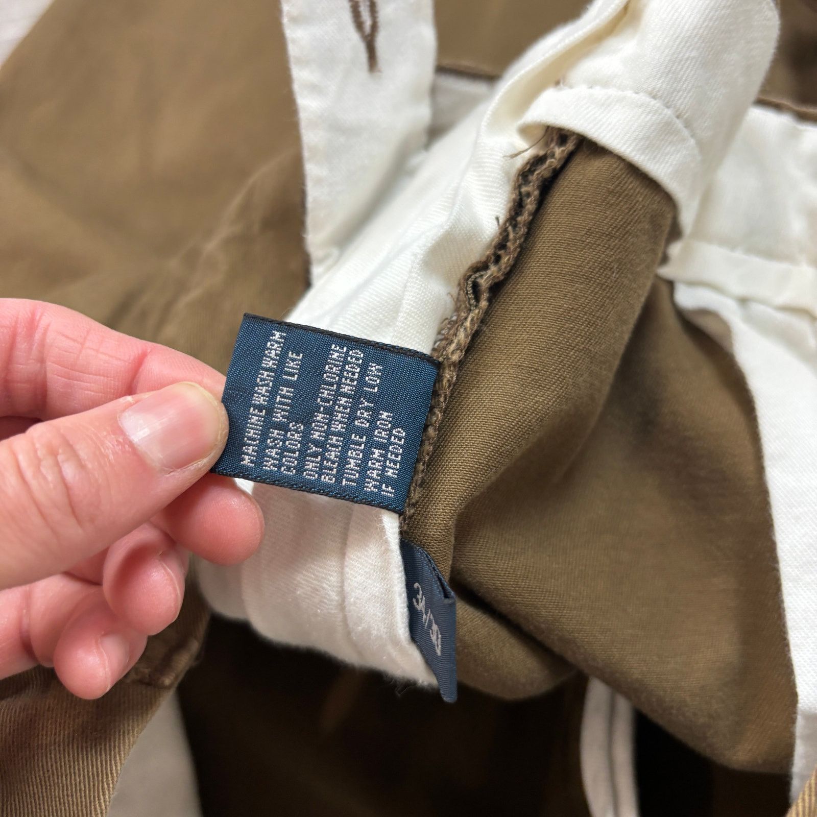 Polo Ralph Lauren × Vintage Vintage Polo Ralph Lauren Prospect Pant Chino Trousers 34x29 Size US 34 / EU 50 - 10 Thumbnail