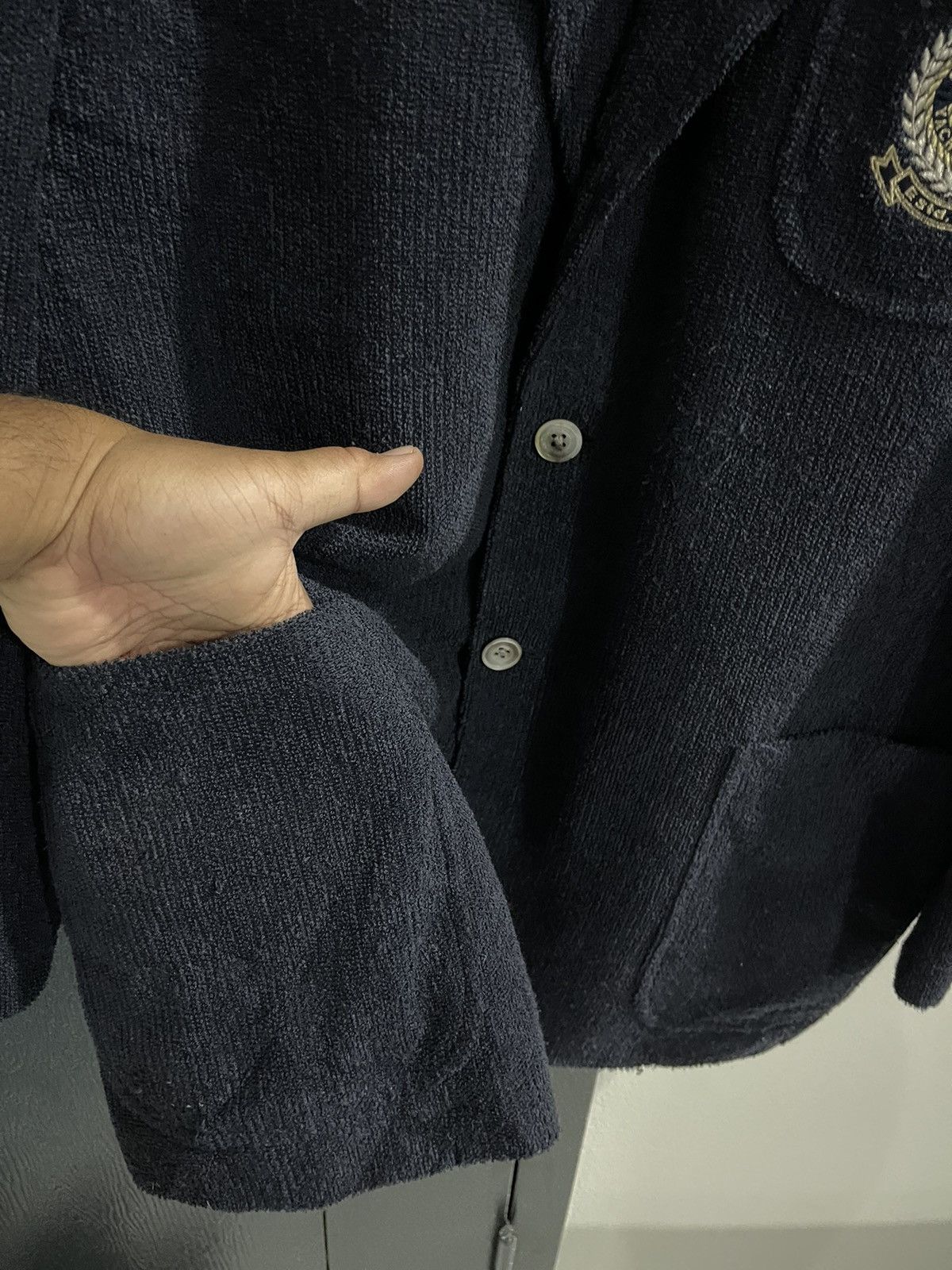 Burberry Vintage Burberrys Yacht Club Cudroy Coat Blazer Size 42L - 20 Thumbnail