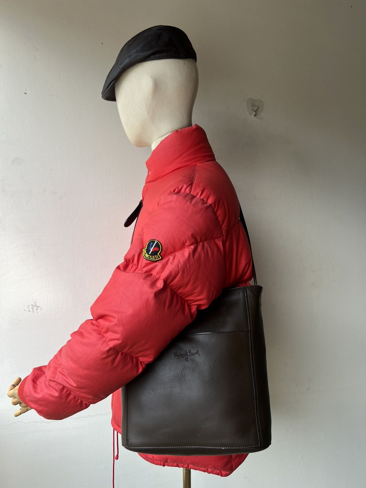 Margaret Howell Vintage Margaret Howell Patina Scratch Cowhide Leather Bag Size ONE SIZE - 3 Thumbnail